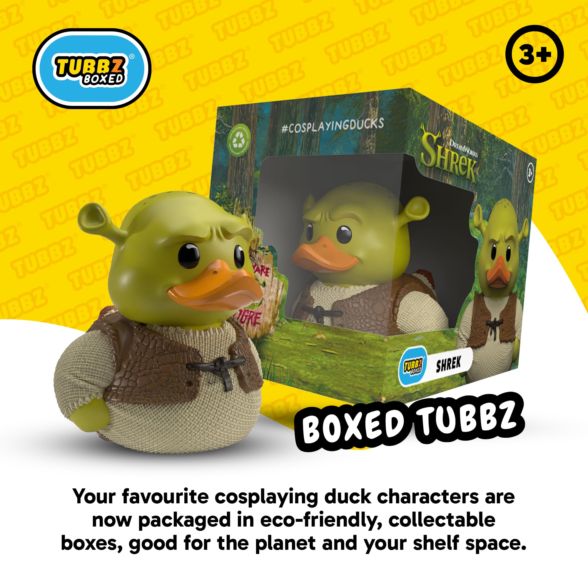 TUBBZ Harry Potter Hufflepuff Rubber Duck Collectible Figure - 9cm PVC 3