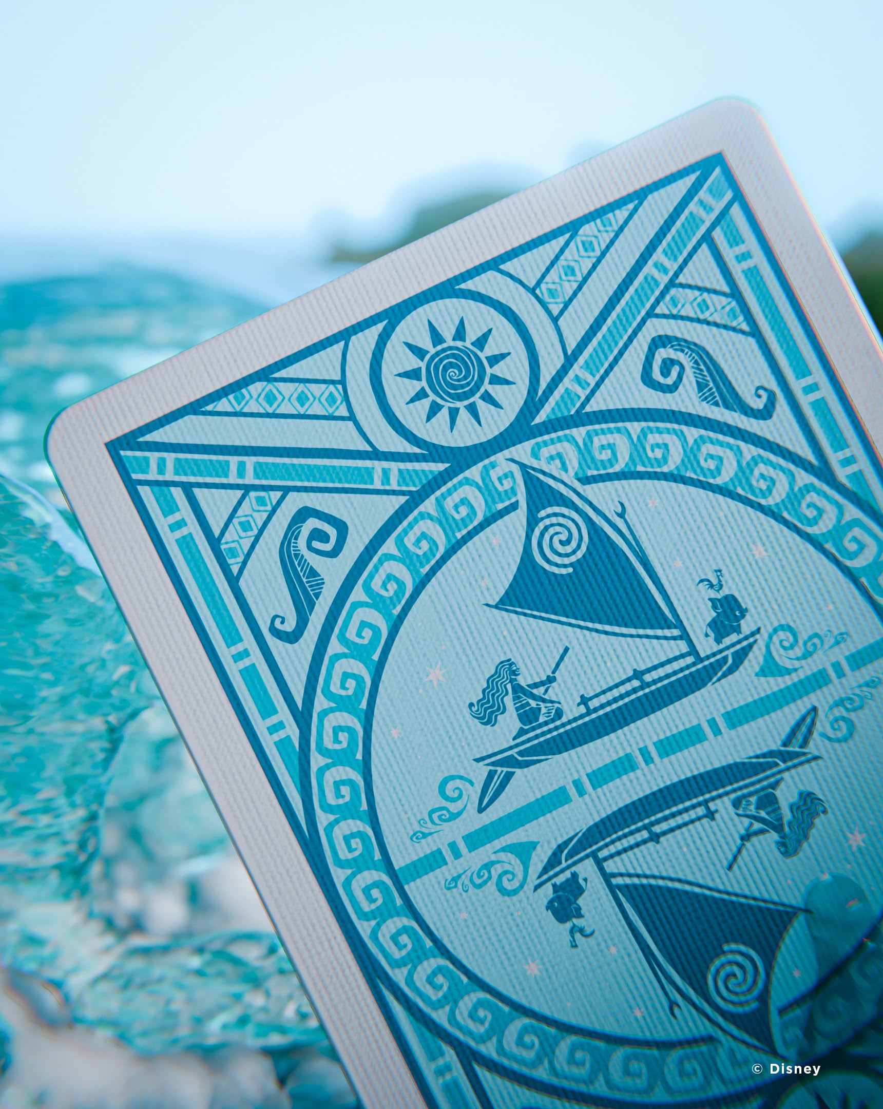 Bicycle Disney Moana Inspired Playing Cards - 1 Deck | Air Cushion Finish | Unisex Adult 5