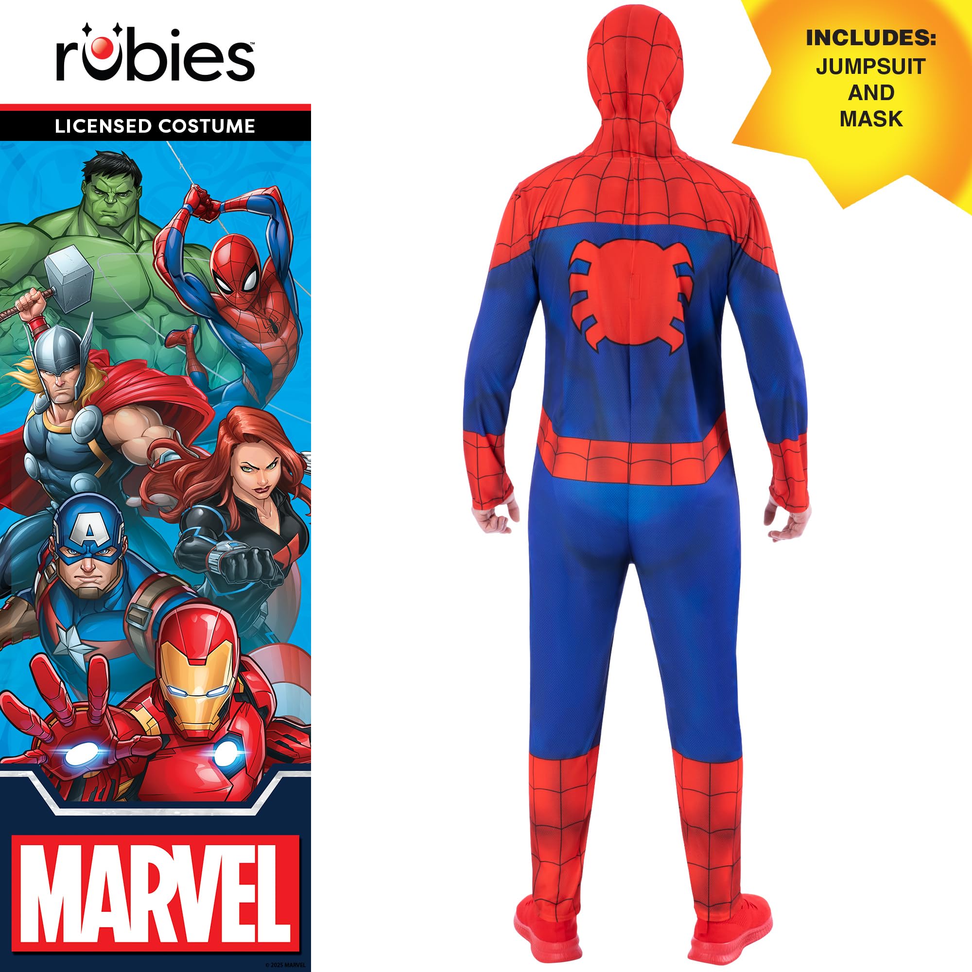 Rubies Spider-Man Classic Adult Costume - Size Large