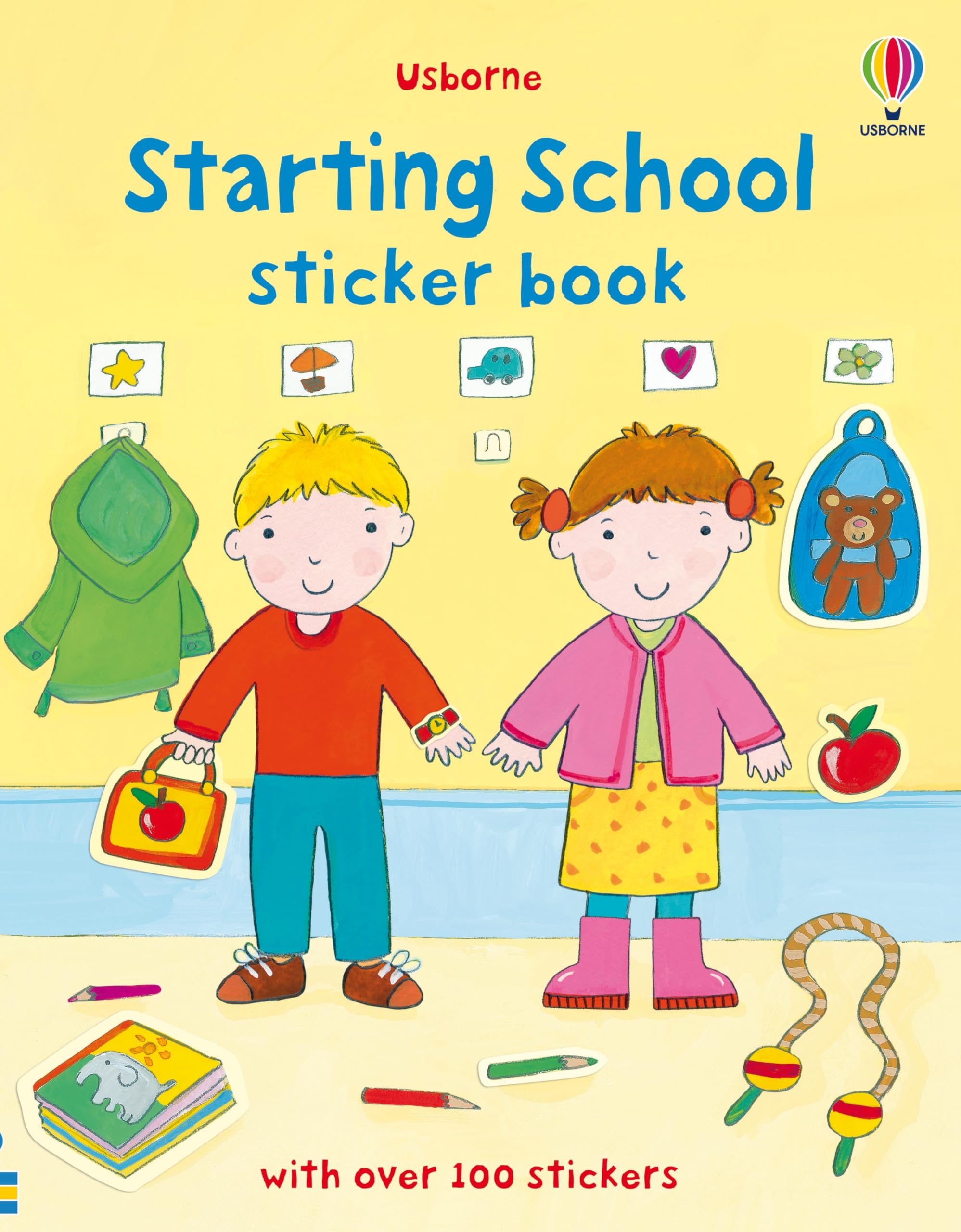 Usborne Starting School Sticker Book - Over 100 Stickers | Ages 4+ | Paperback