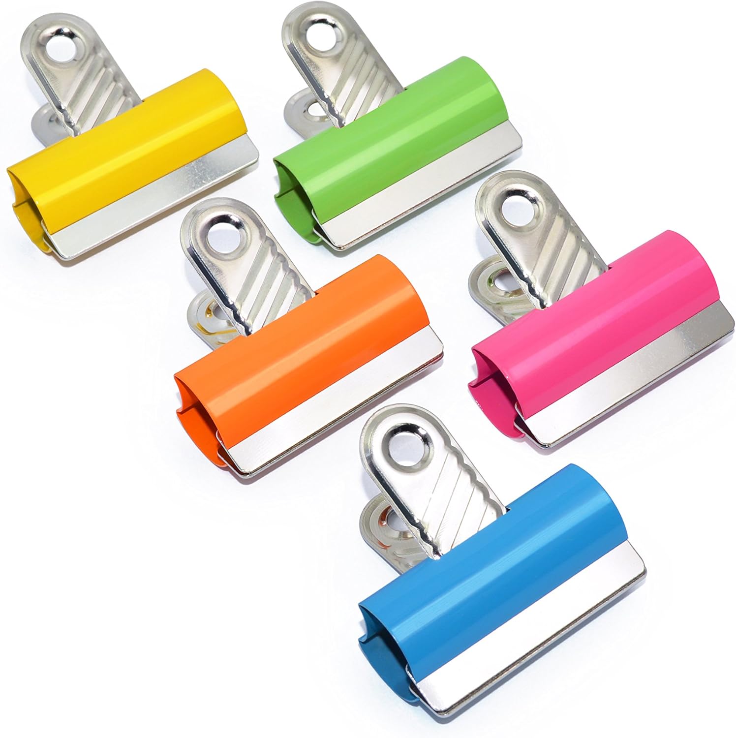 Rapesco RCB30COL 30 mm Letter Clips, Assorted Colours, Pack of 10