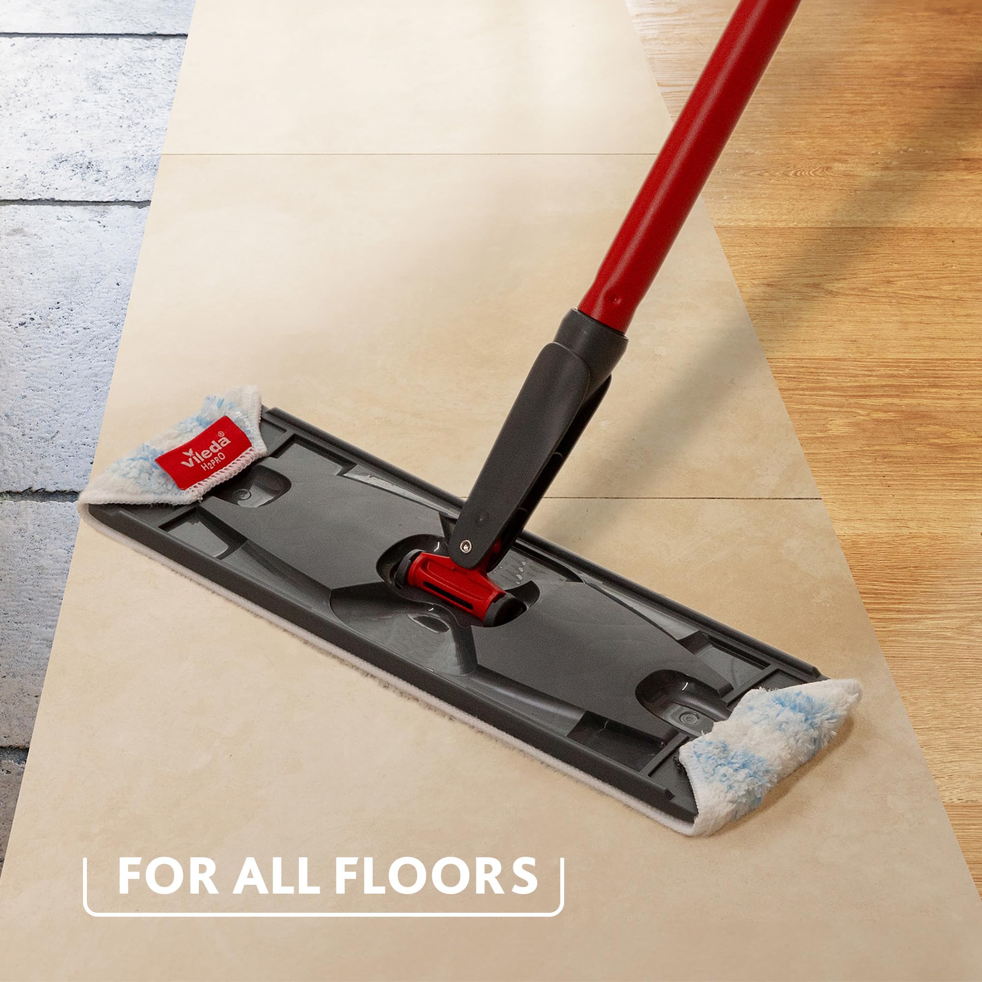 Vileda H2PrO Flat Mop System with Clean & Dirty Water Separation 7