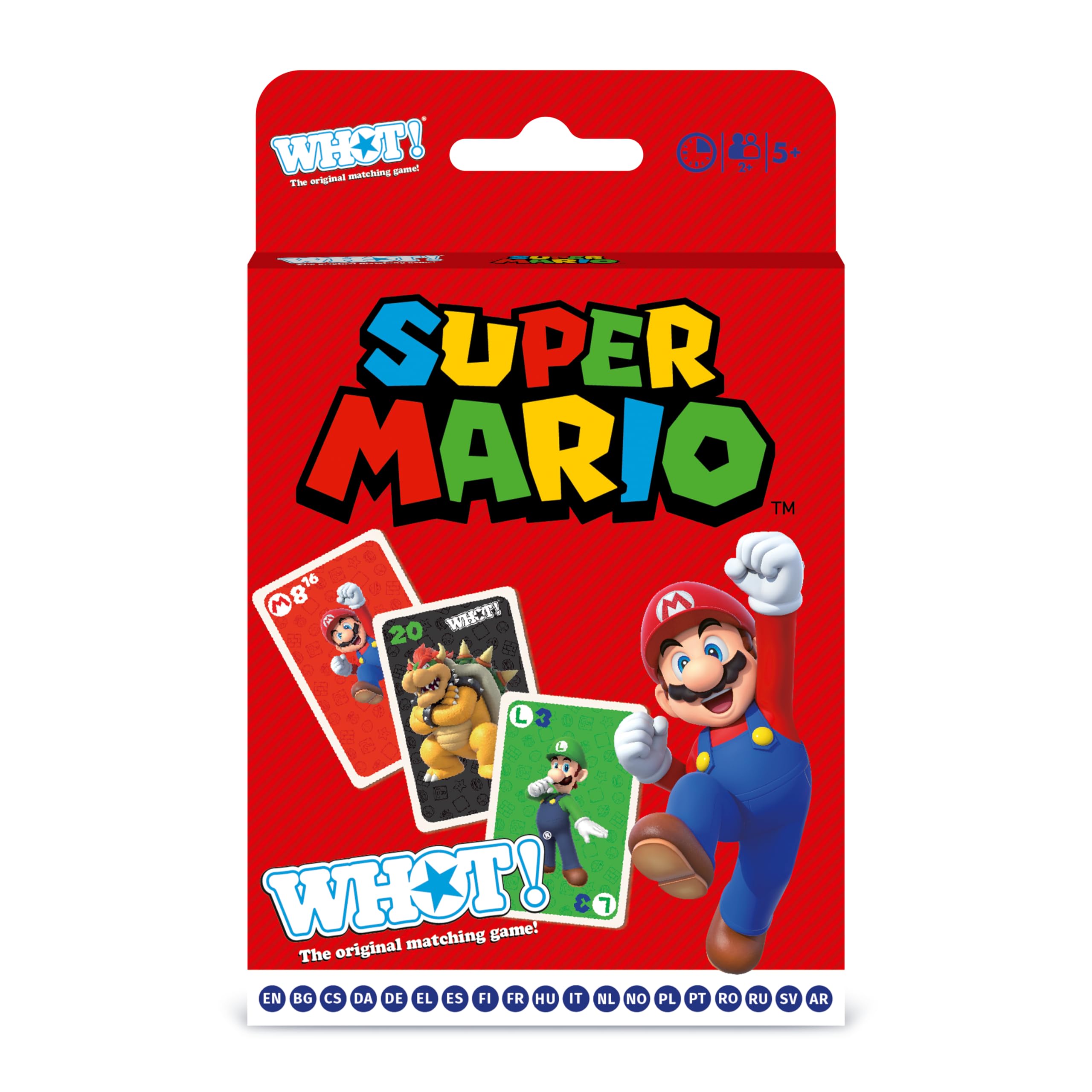 Winning Moves Super Mario WHOT! Card Game | Ages 6+ | English Edition