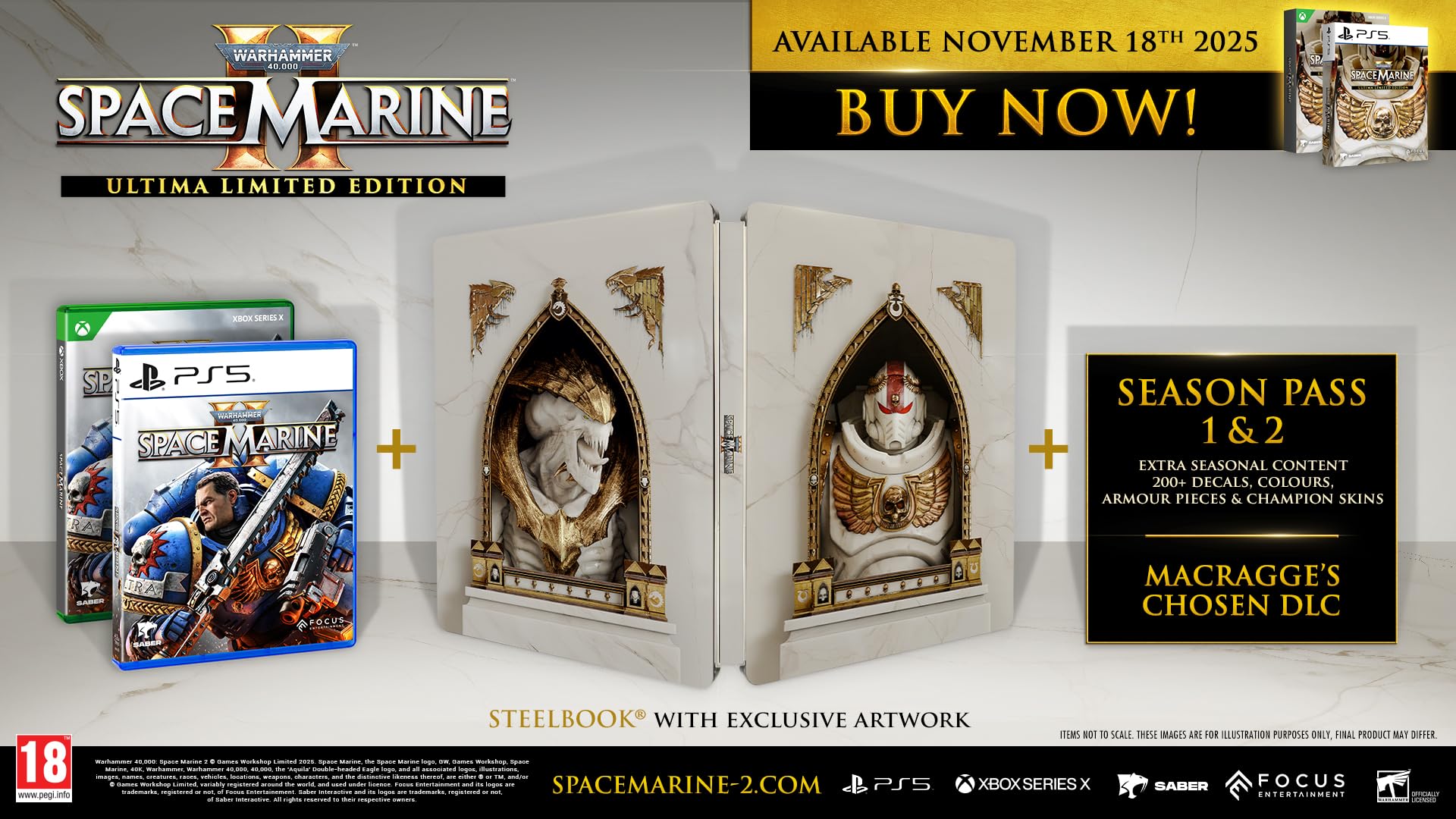 Warhammer: 40,000 Space Marine II: Ultima Limited Edition [PS5] 2