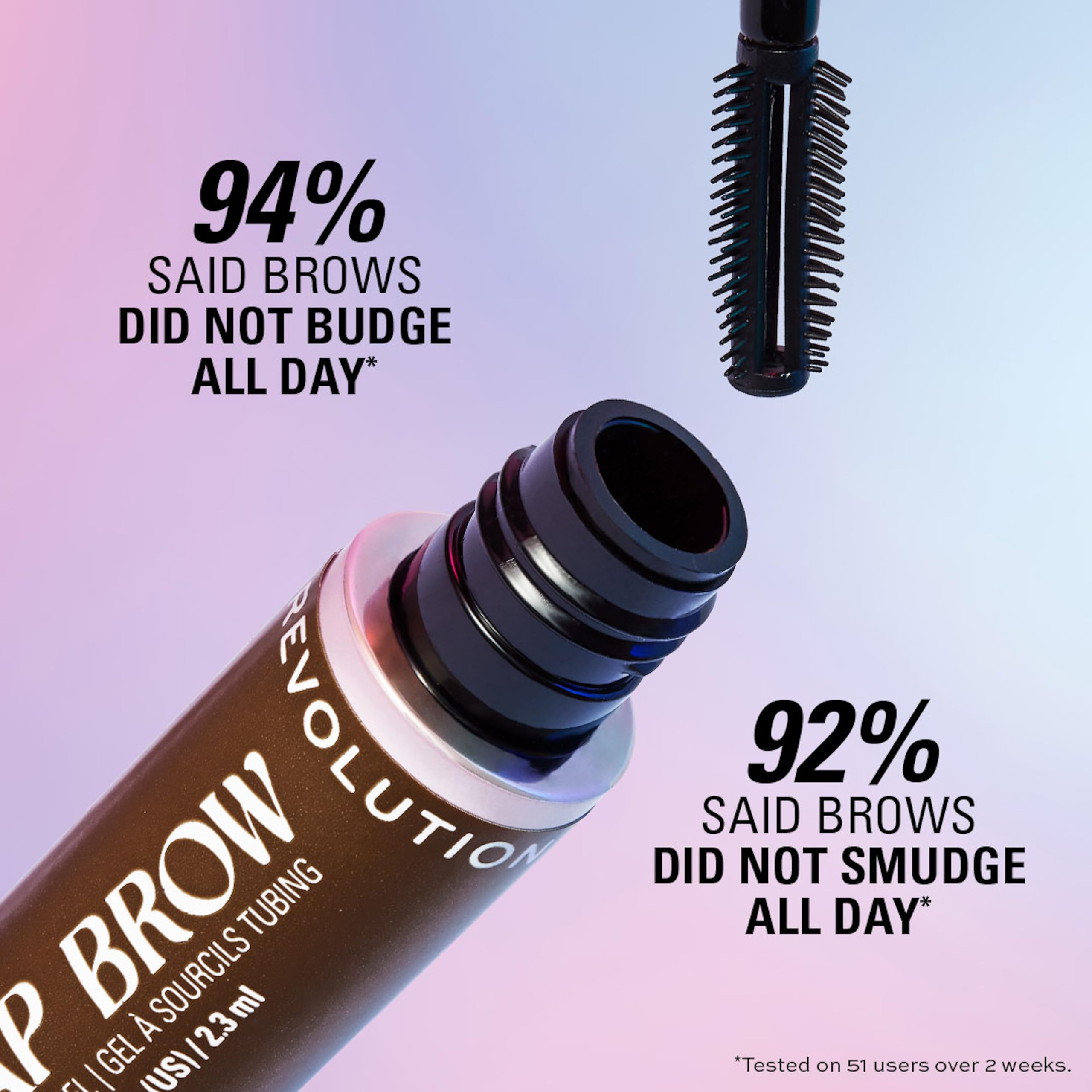 Revolution Beauty London Wrap Brow Tubing Gel - Shape & Sculpt | Ebony Black | 2.3 ml 7