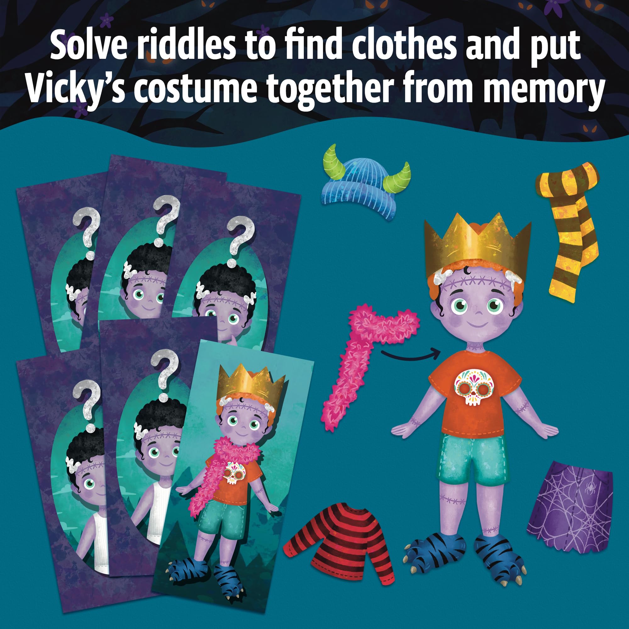 Thames & Kosmos EXIT Kids – Midnight Spooktacular Card Game | Ages 5+ | 1-4 Players 3
