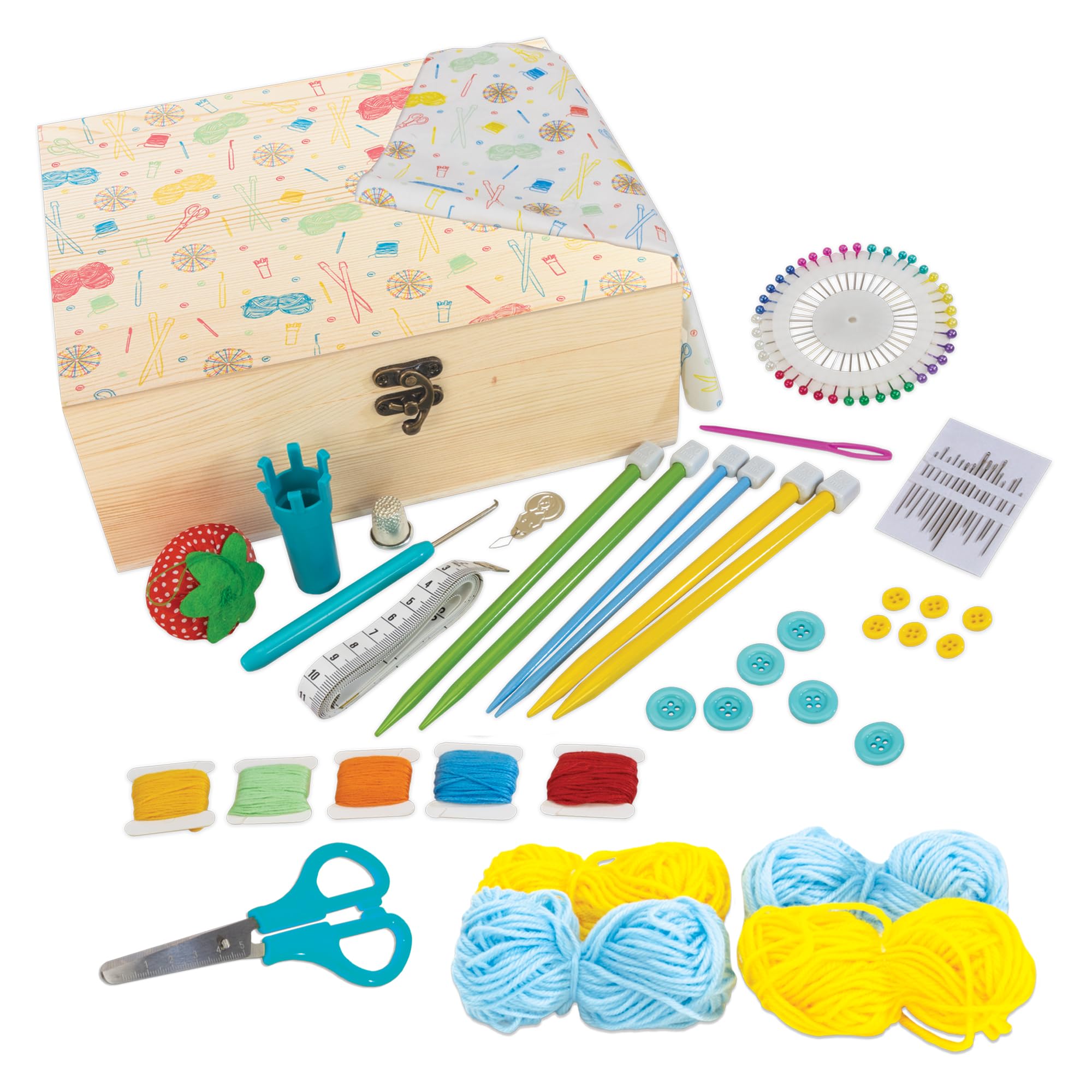 Galt Knit and Sew Kit - Creative Craft Set for Kids 7 Years and Up 16