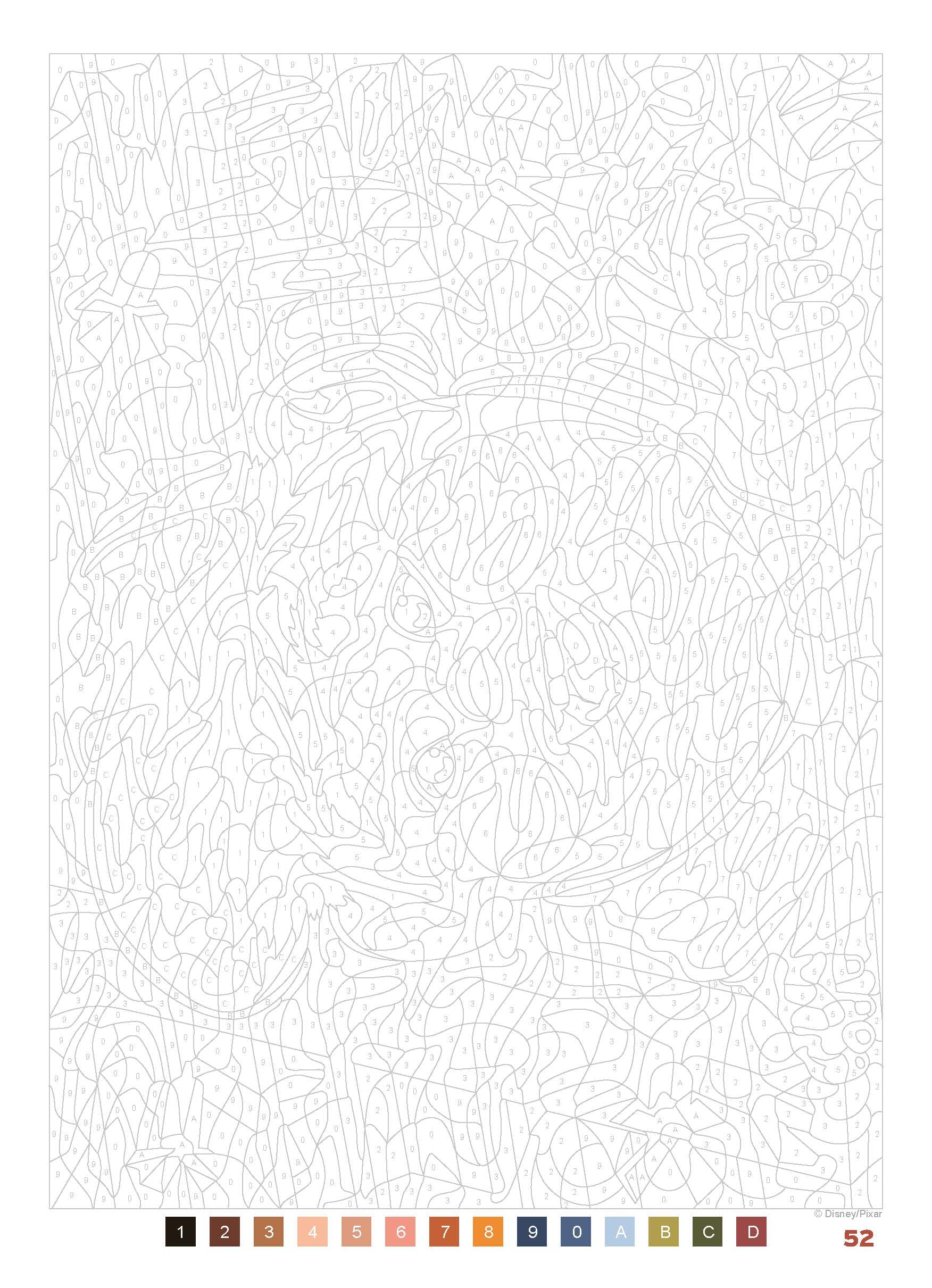 HACHETTE HEROES Mystery Colouring - Pixar: Reveal Iconic Disney Characters | Paperback | English 2