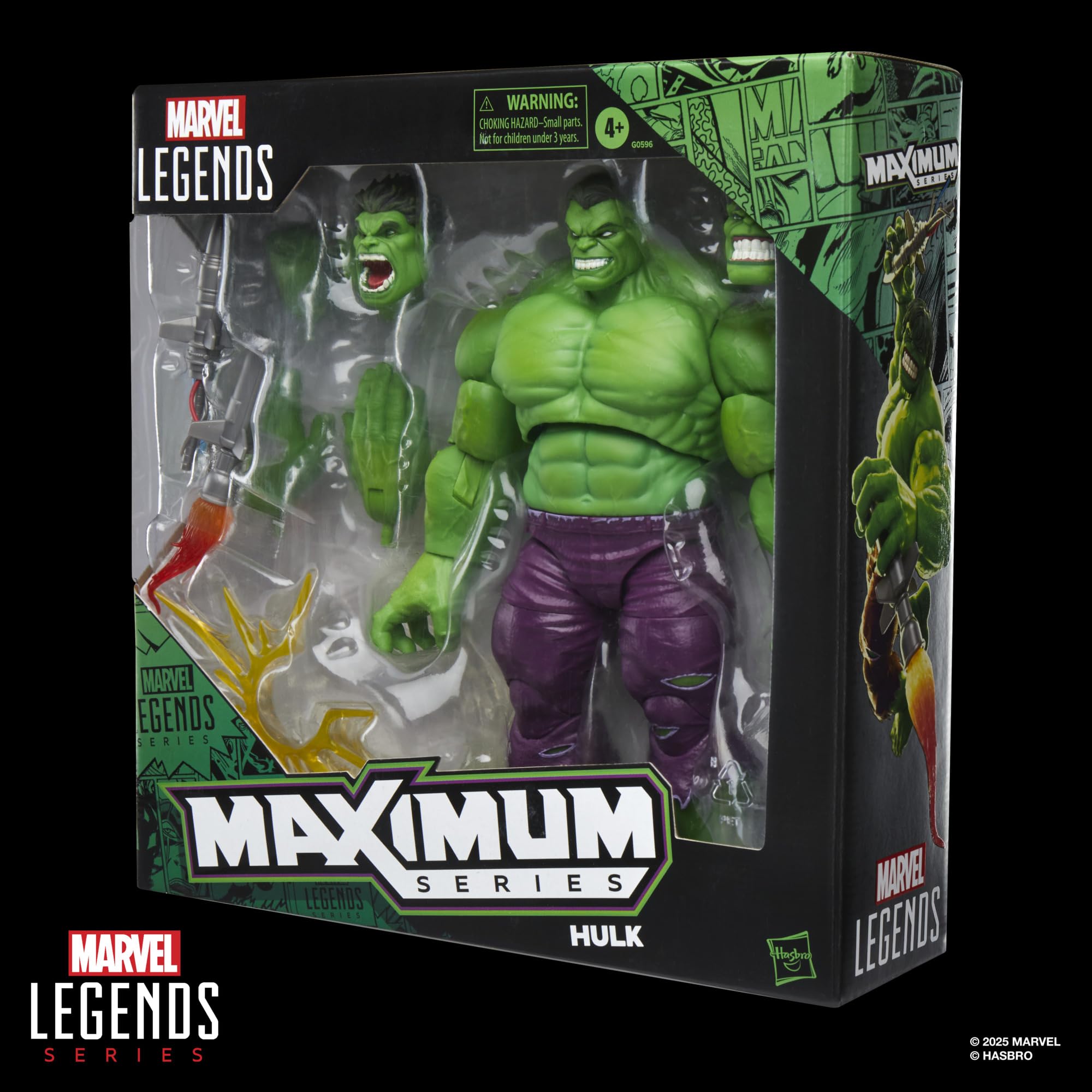 Marvel Hulk Action Figure - 8.5 Inch Scale | 30 Points of Articulation | 11 Accessories 2