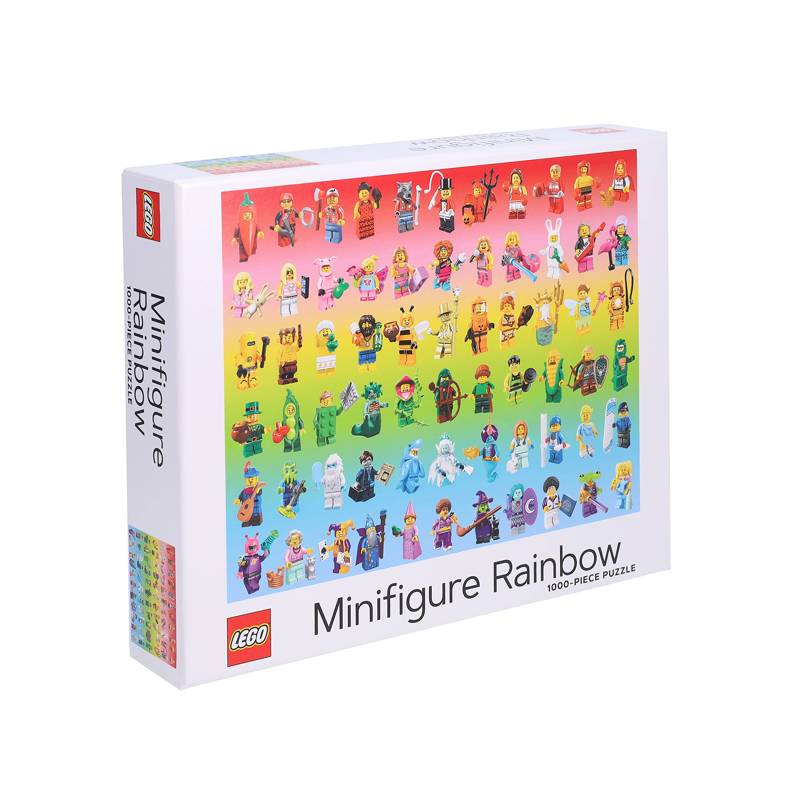 LEGO Minifigure Rainbow 1000-Piece Puzzle by Chronicle Books 4