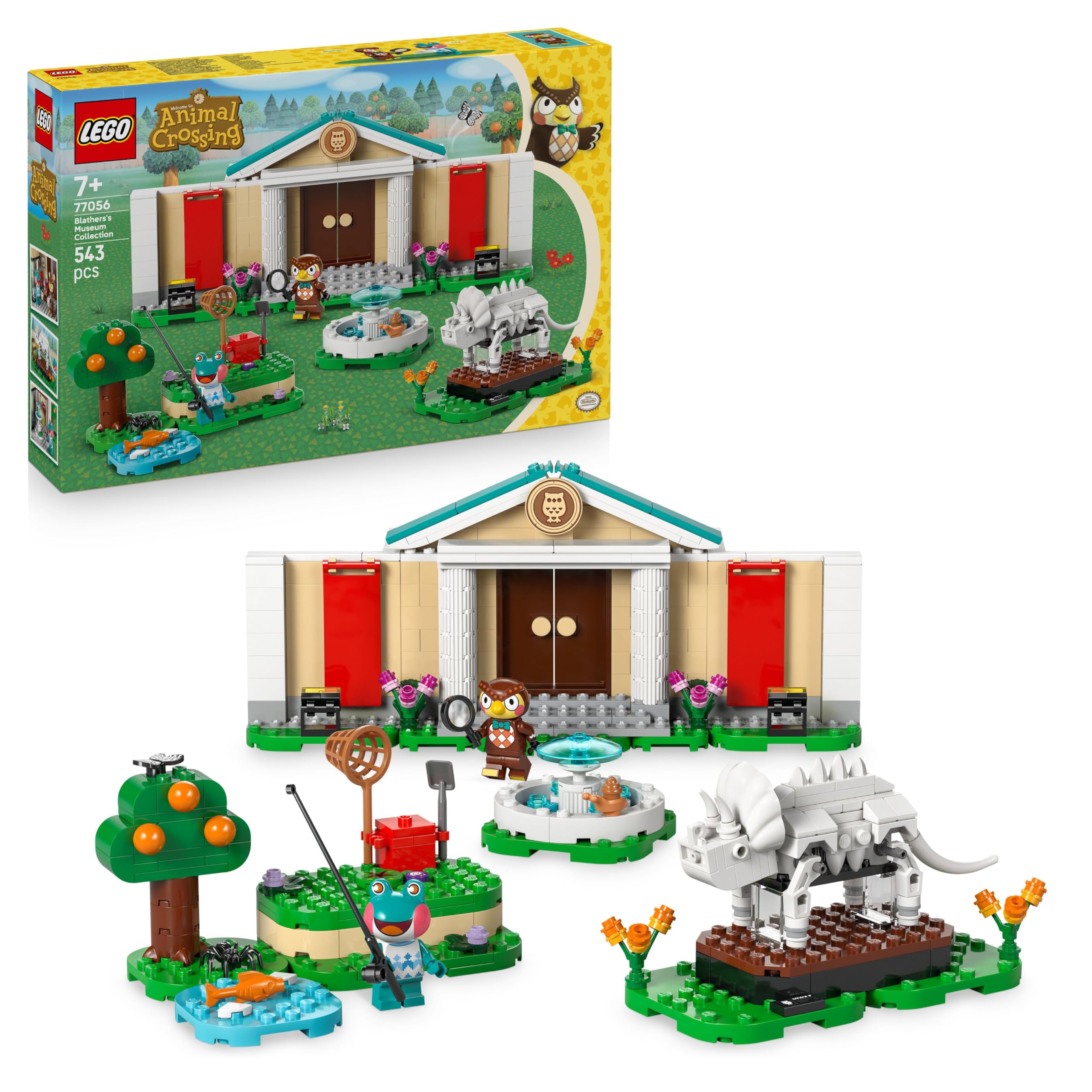 LEGO Animal Crossing Blathers's Museum Collection Building Set 77056 | Ages 7+ | 2 Minifigures 1