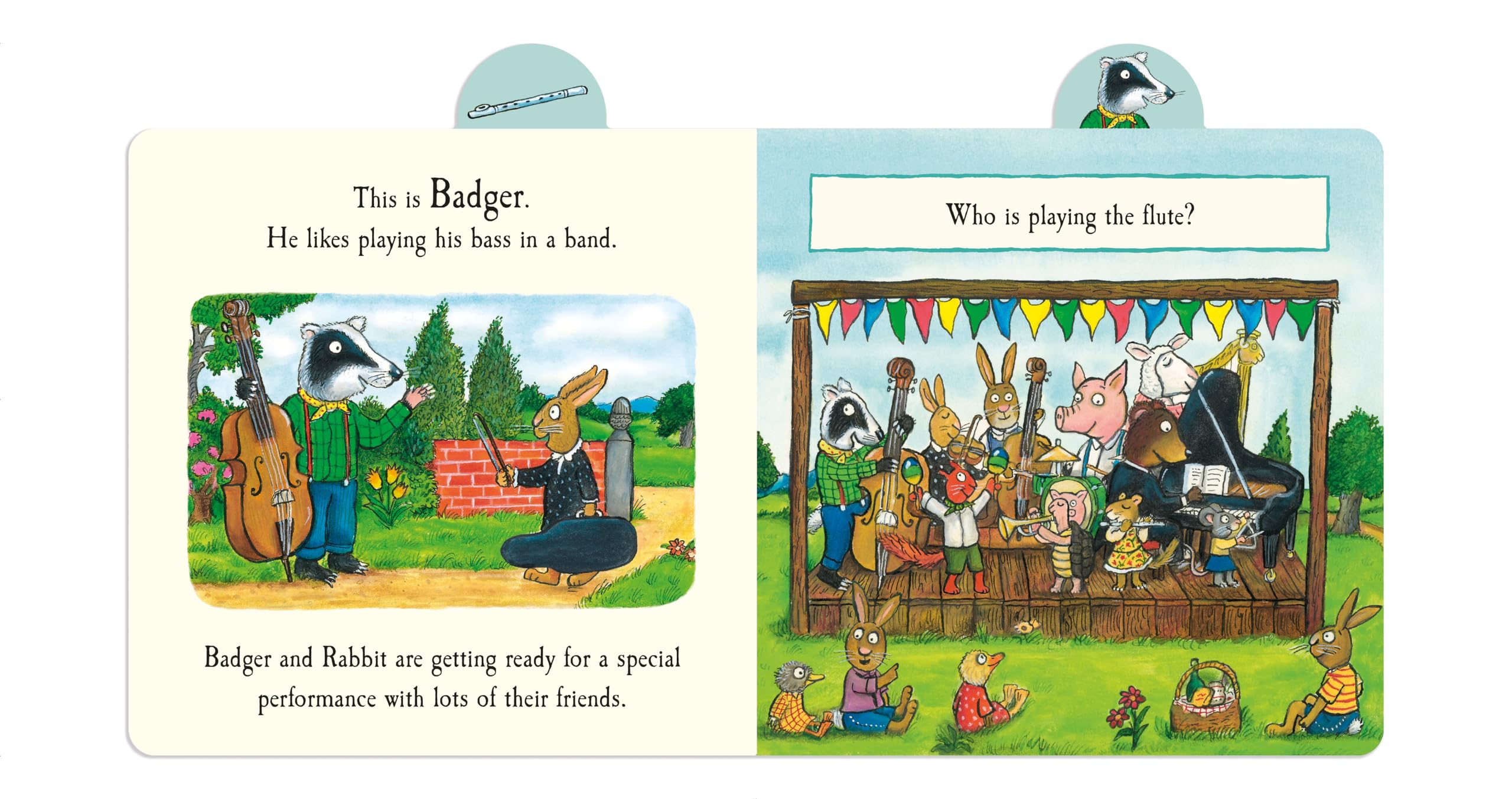 MACMILLAN Tales from Acorn Wood: Hello Friends! | Tabbed Board Book | English 3