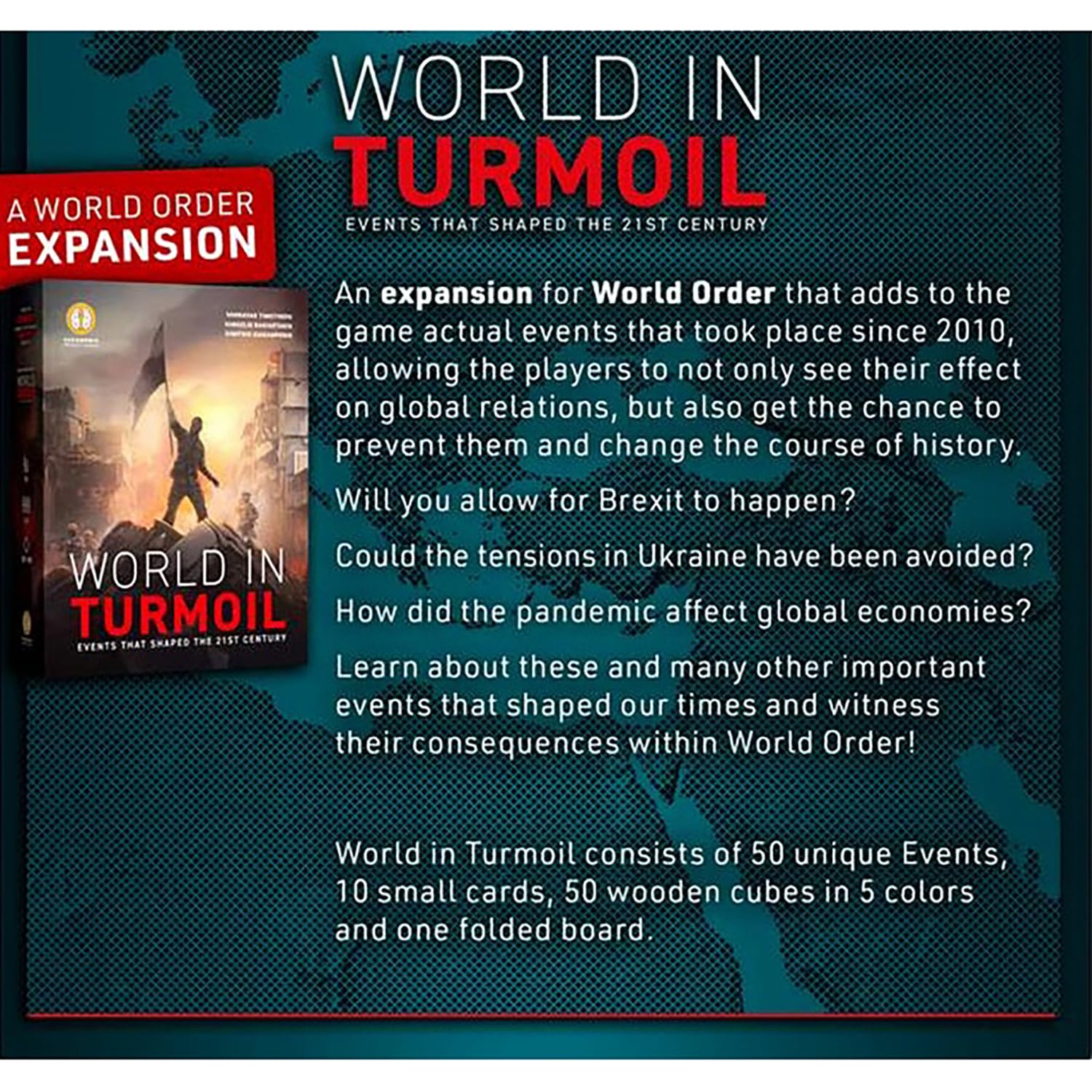 Hegemonic World Order: World in Turmoil Expansion | Strategy Board Game | 2-4 Players | Ages 14+ 5