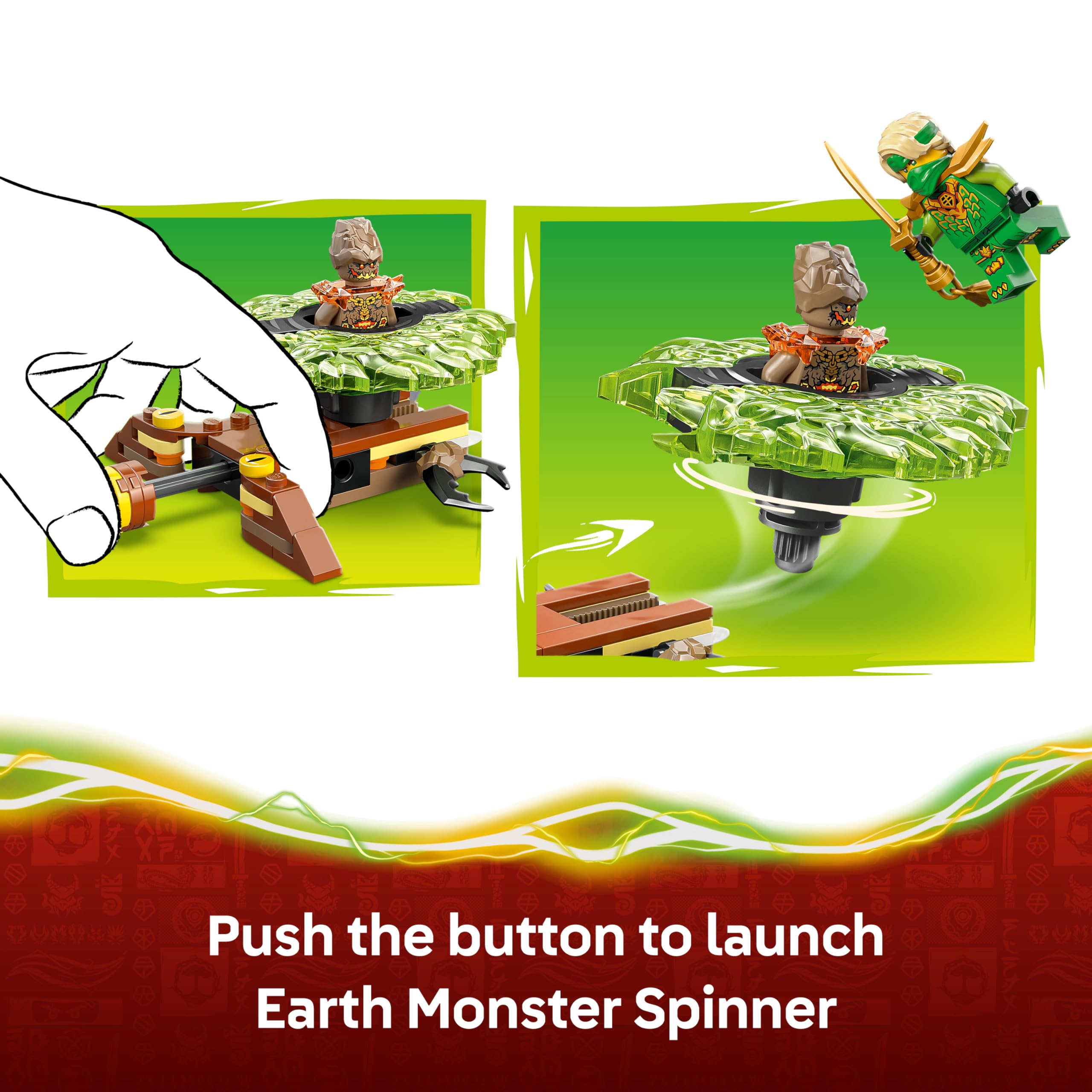 LEGO NINJAGO 71850 Lloyd vs. Earth Monster Spinner Building Set | Ages 6+ 3