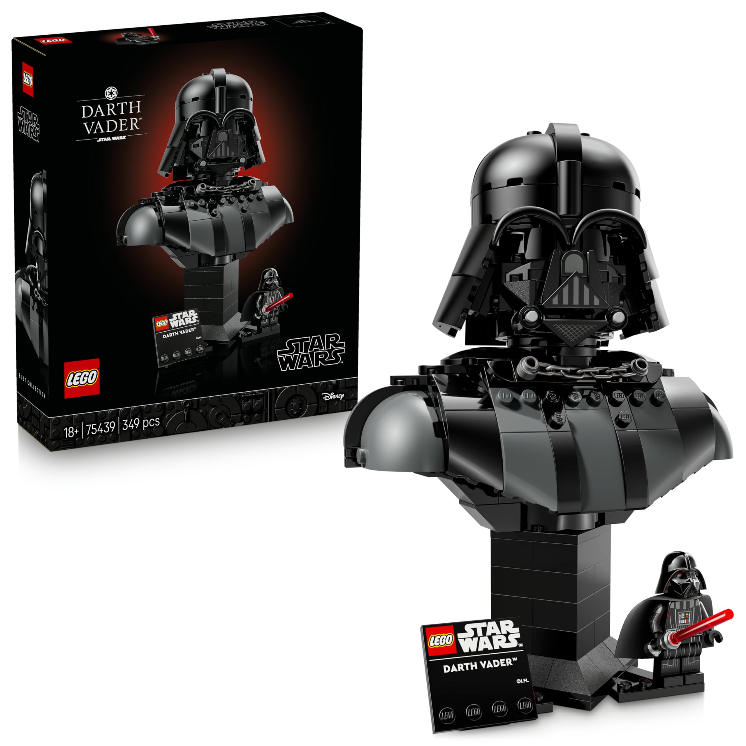 LEGO Star Wars 75439 Darth Vader Bust Display Model Kit for Adults | 18+ 1