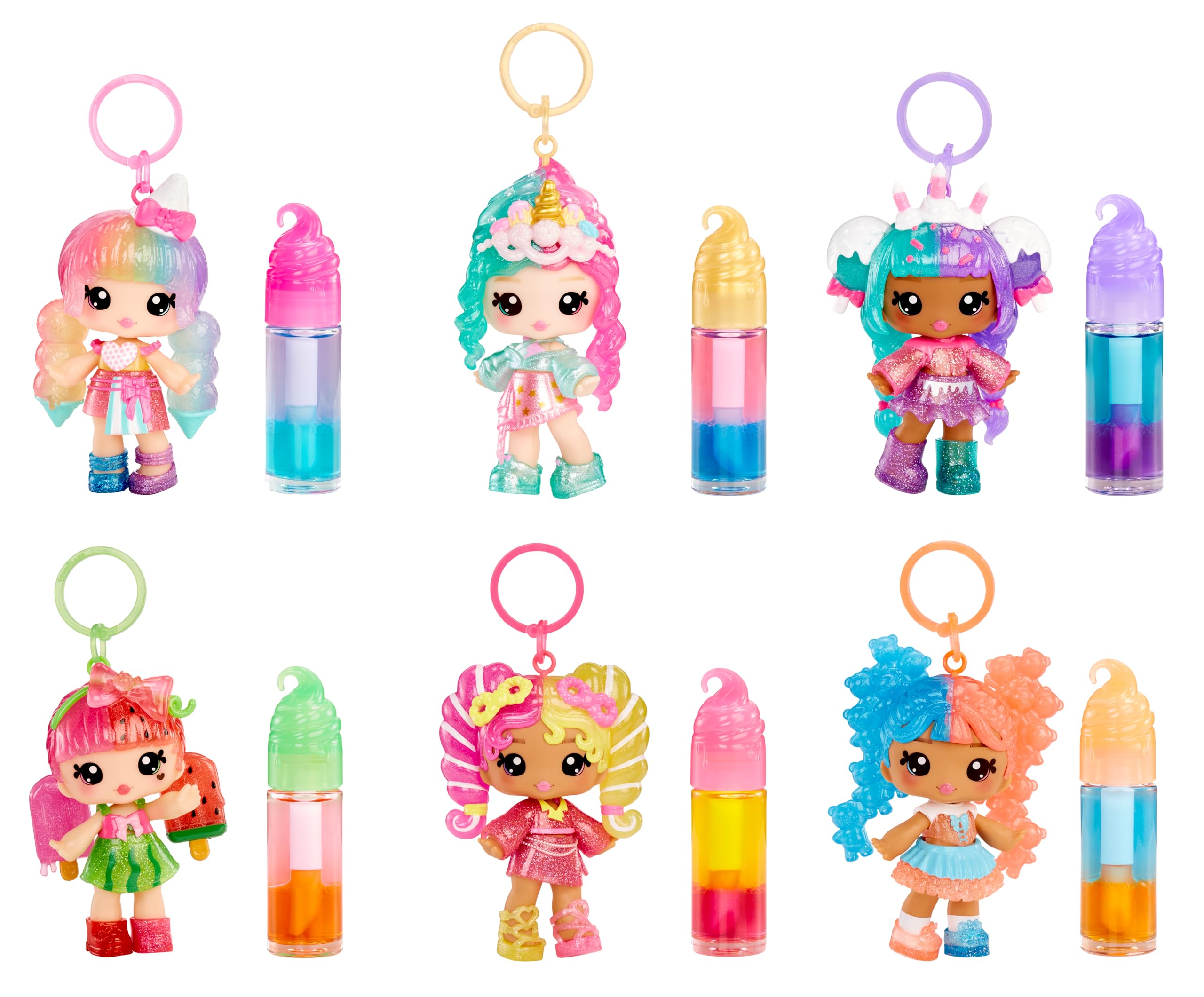 Yummiland Lip Gloss Doll - Mystery Color Change Series, Poppy Melonberry 8
