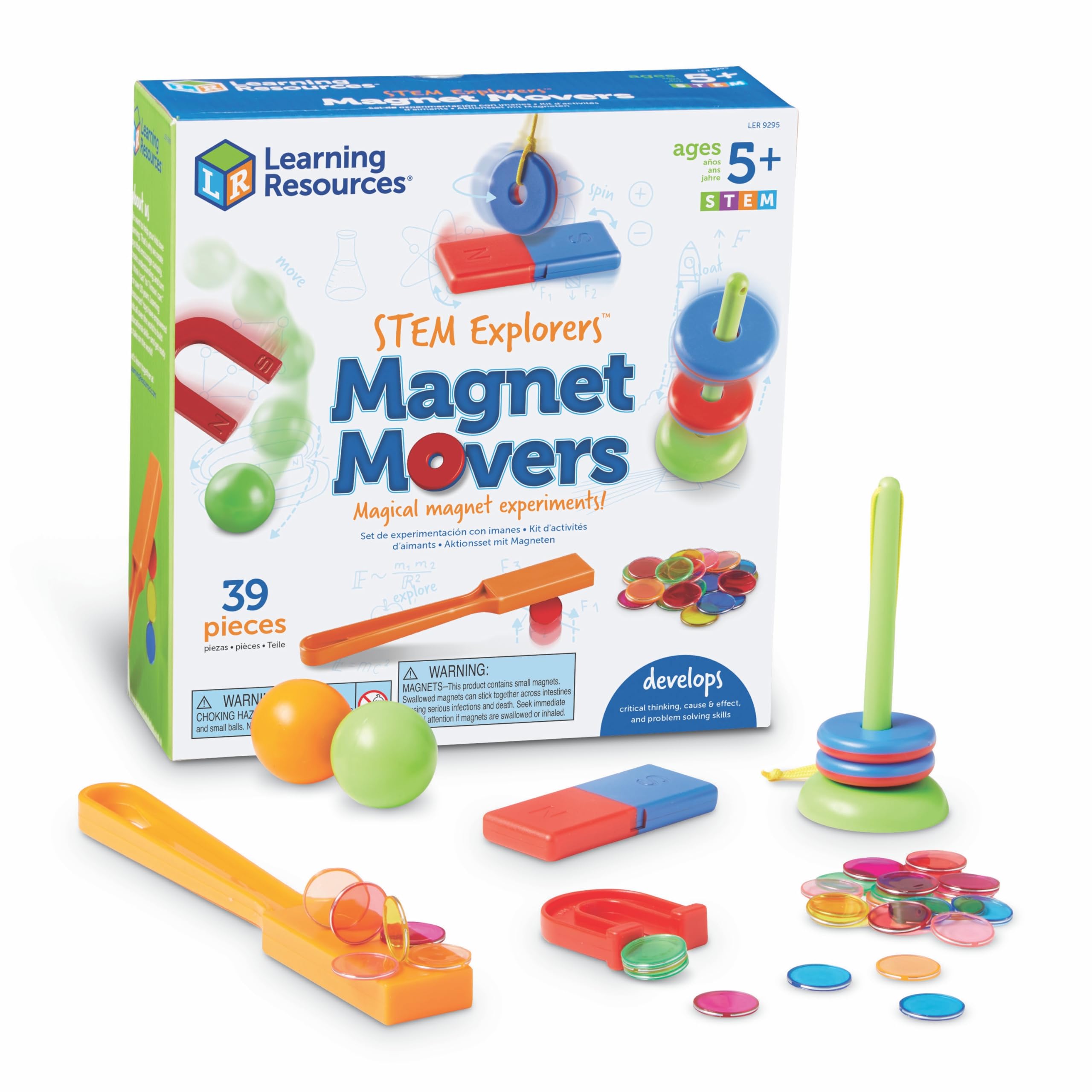Learning Resources Magnet Movers STEM Explorers - Educational Magnet Science Kit for Ages 5+ 1