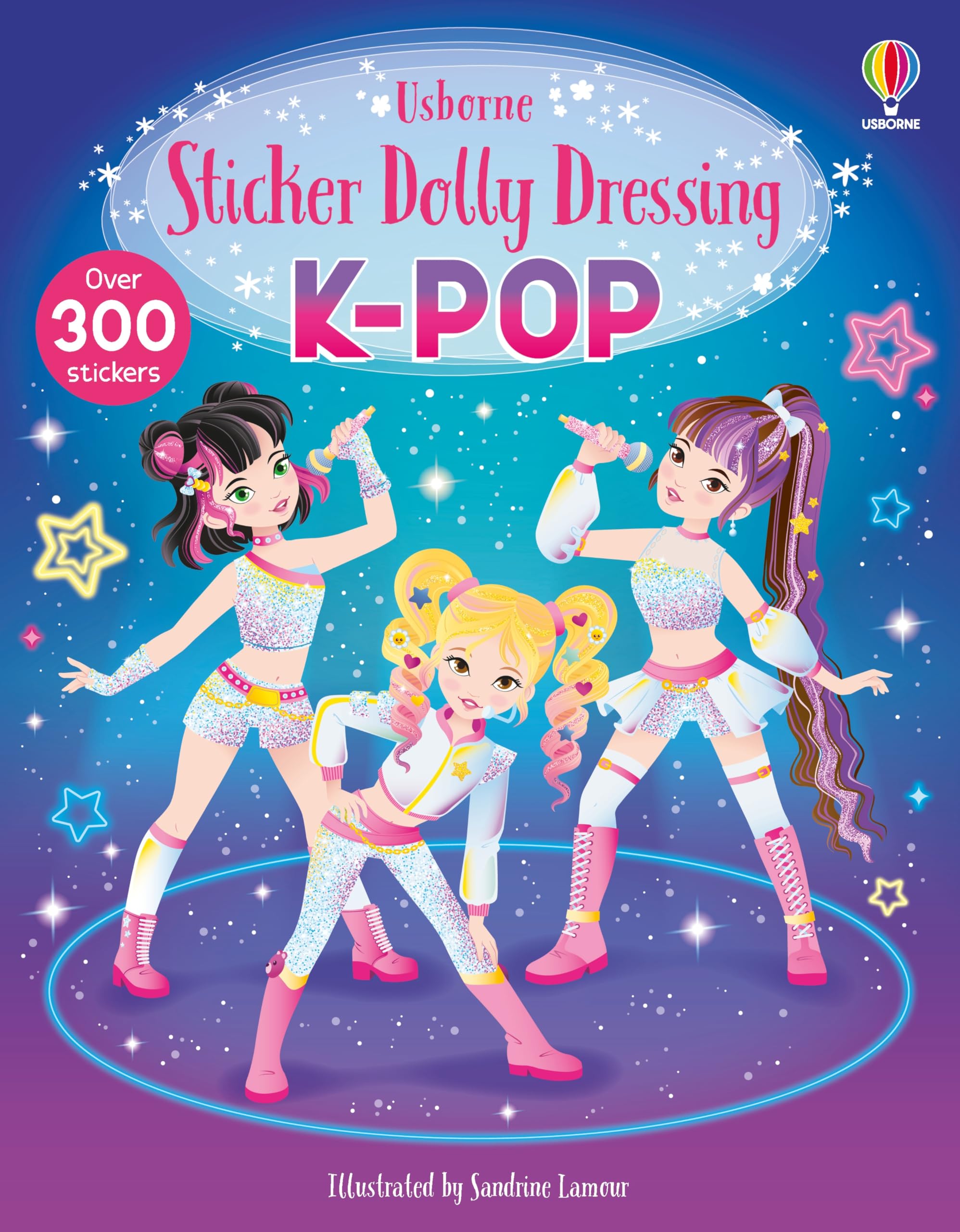 Usborne Sticker Dolly Dressing K-POP - Paperback | Ages 5-8