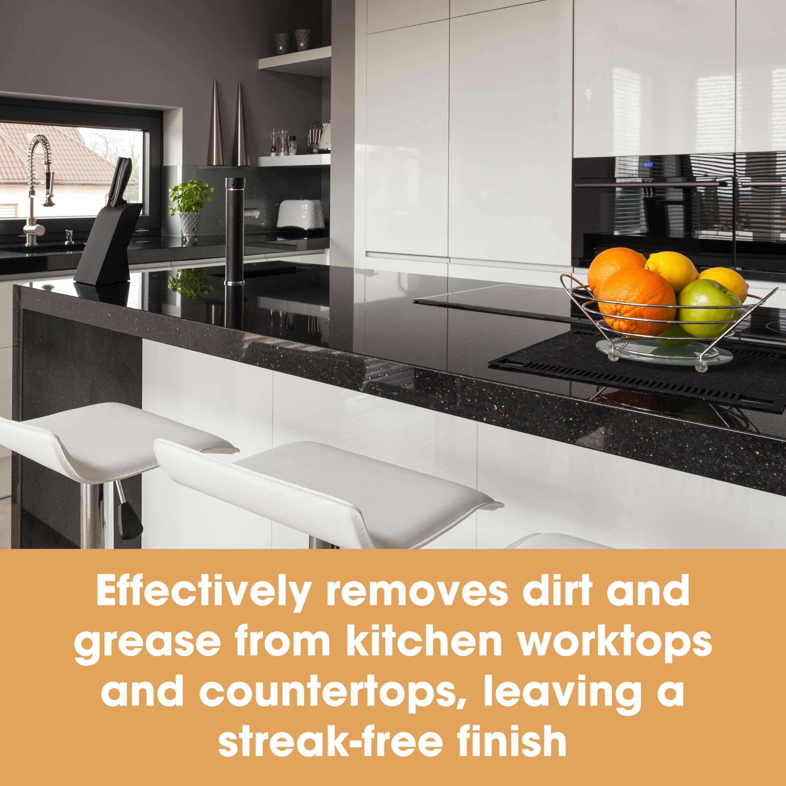 Furniture Clinic Granite & Quartz Spray Cleaner for Kitchen Worktops - 500ml | Streak-Free Finish 4