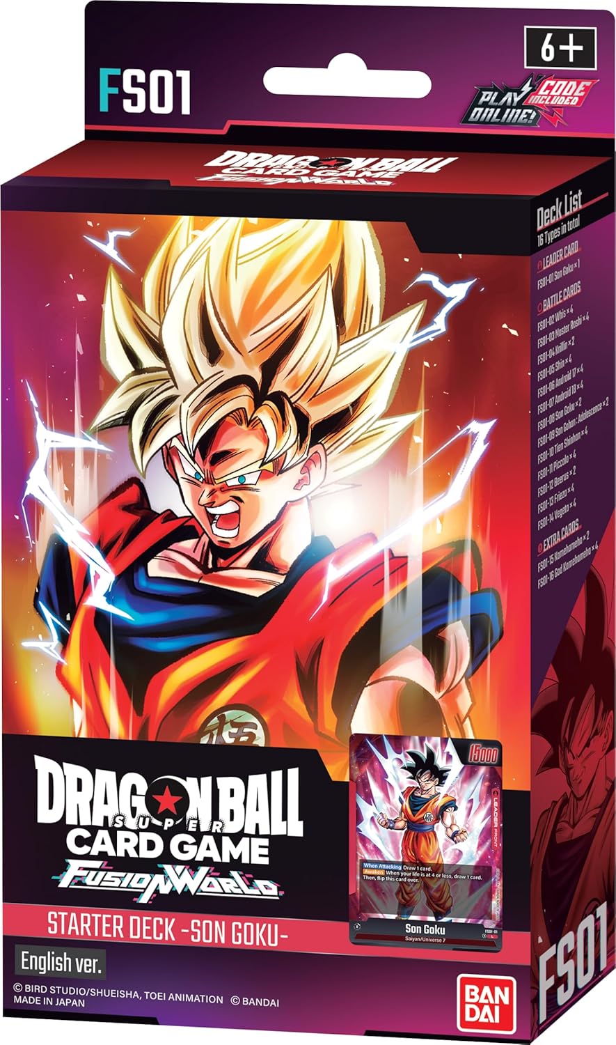 Bandai Dragon Ball Super CG: Fusion World FS01 Starter Deck Trading Card Game 1