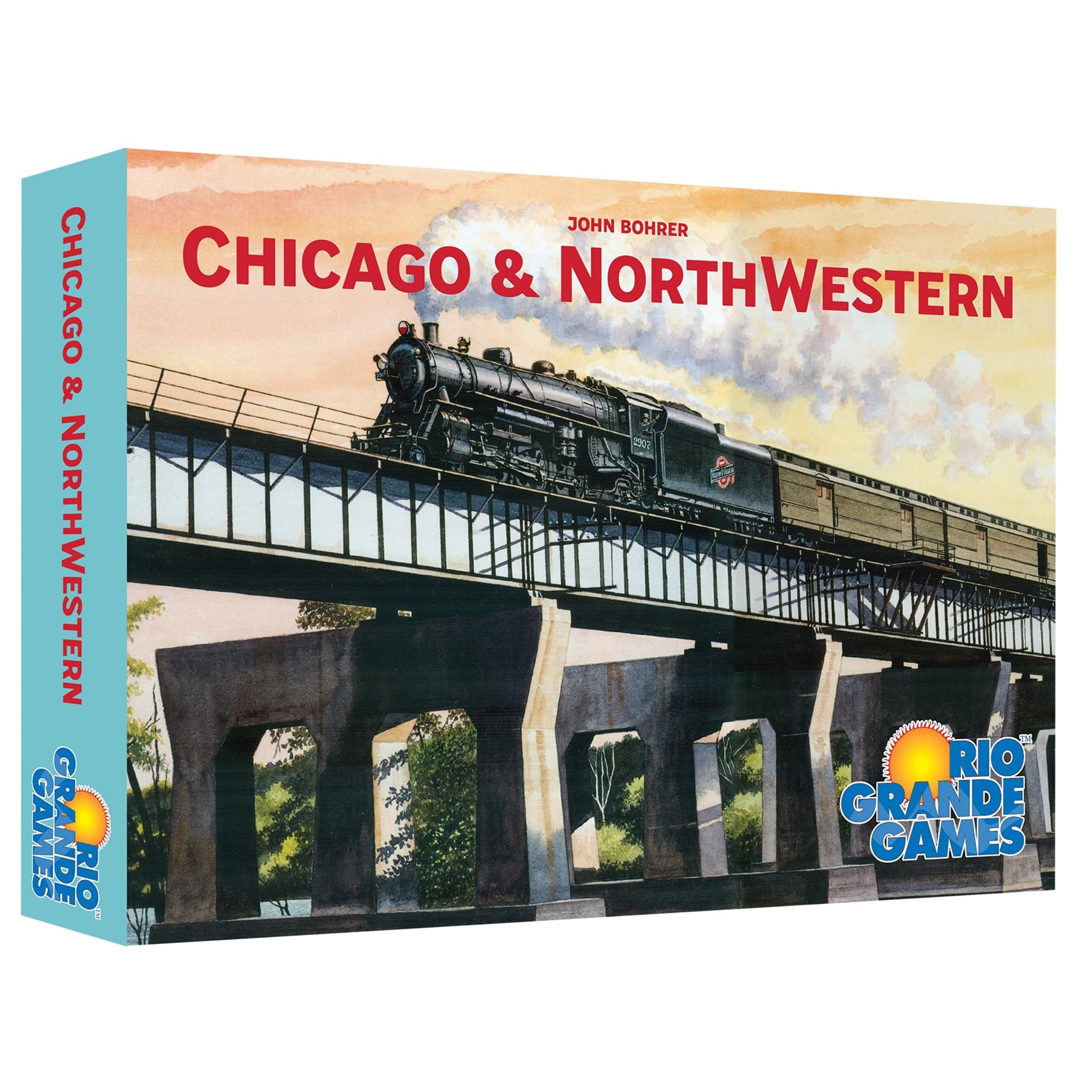 Rio Grande Games Chicago & Northwestern Strategic Train Board Game 1