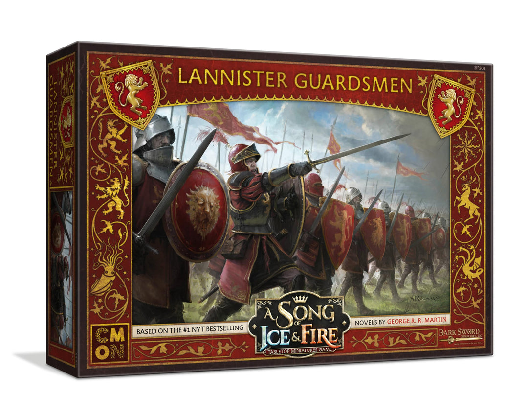 CMON A Song of Ice and Fire: Lannister Guardsmen Expansion Miniatures Board Game (SIF201)