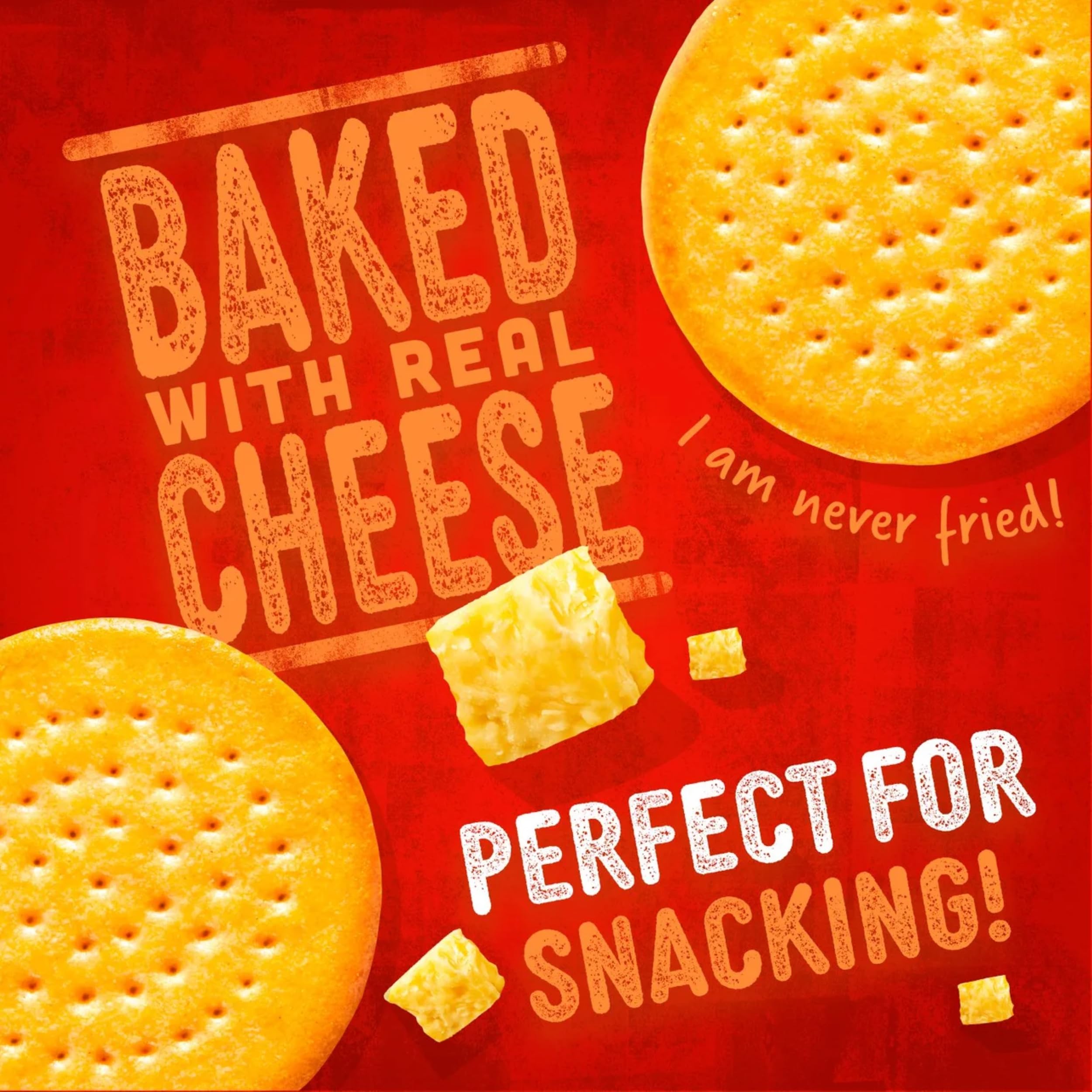 Jacob's Cheddars Red Leicester Flavour Cheese Biscuits, 150 g 3