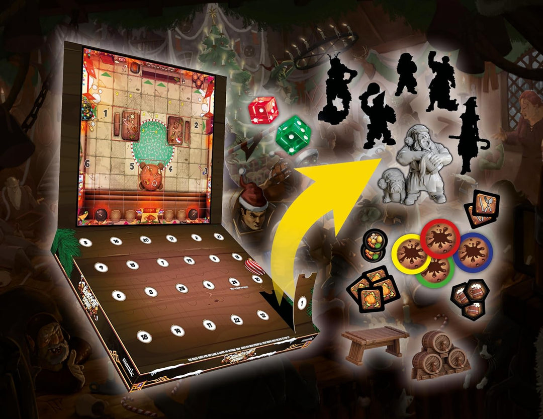 Mantic Games Tavern Mayhem - BarRoom Brawl Advent Calendar Game Set (MGBBM101)