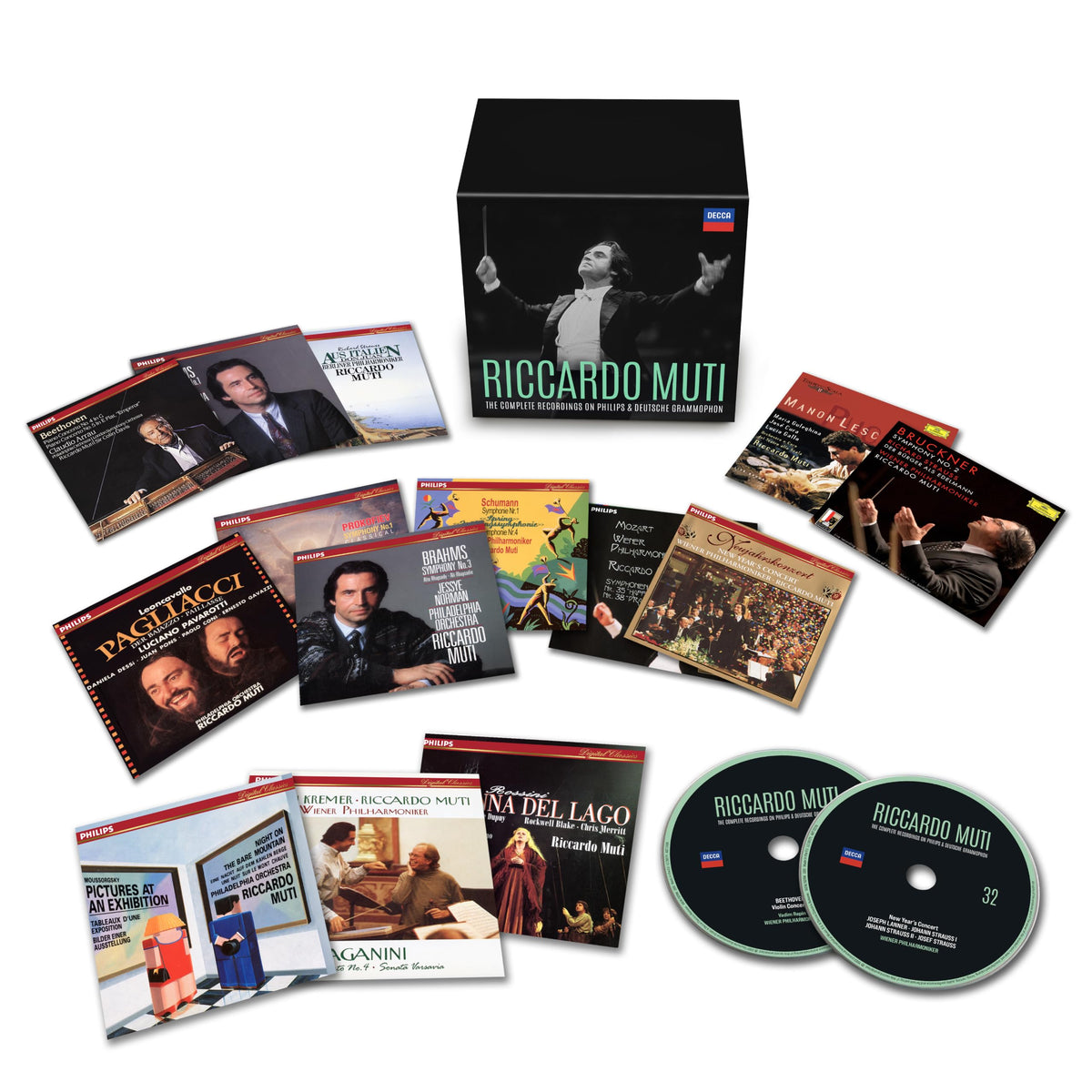Riccardo Muti - Complete Recordings on Philips and Deutsche Grammophon [CD]