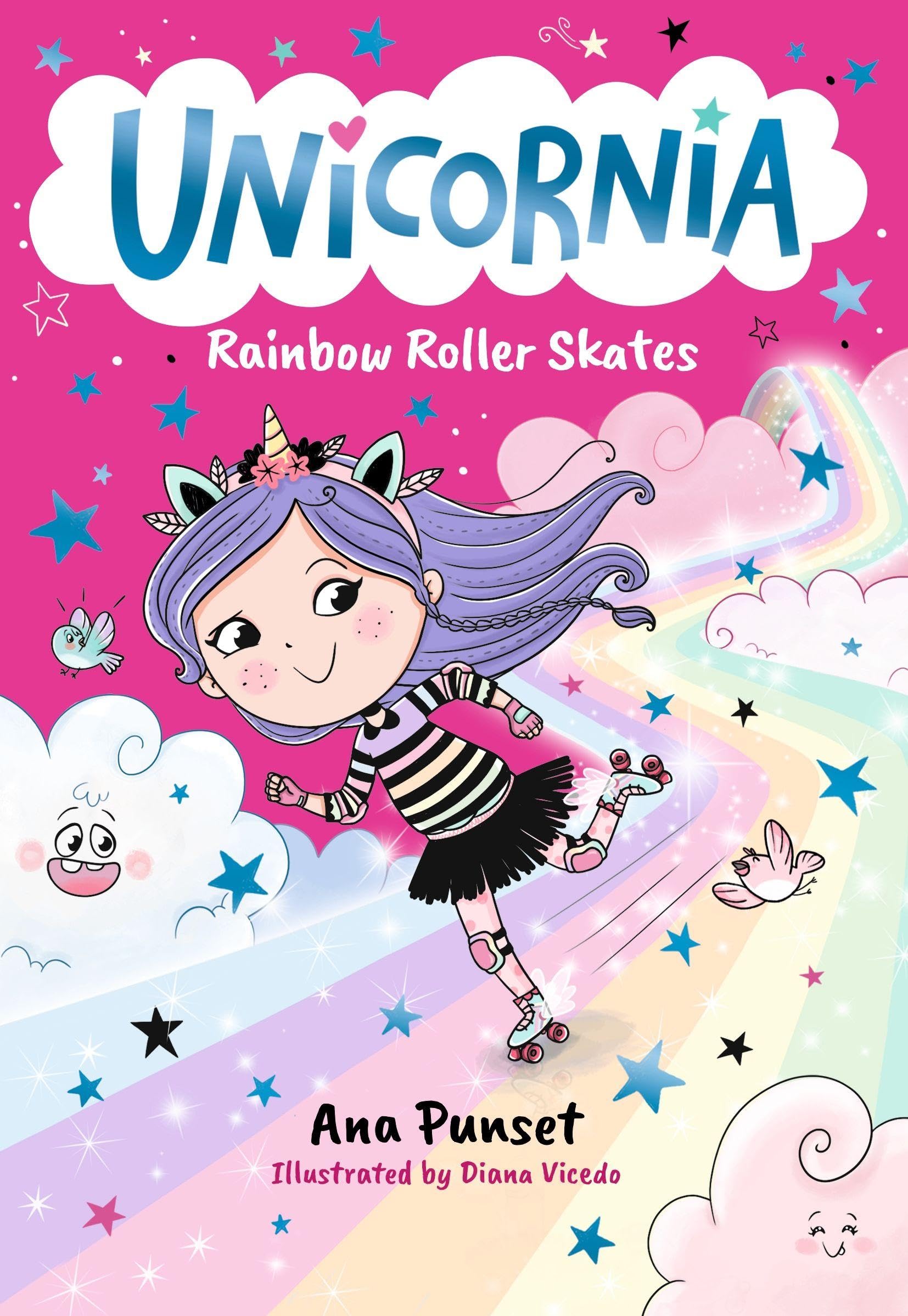 Unicornia: Rainbow Roller Skates by Ana Punset | Chapter Book for Ages 5-8