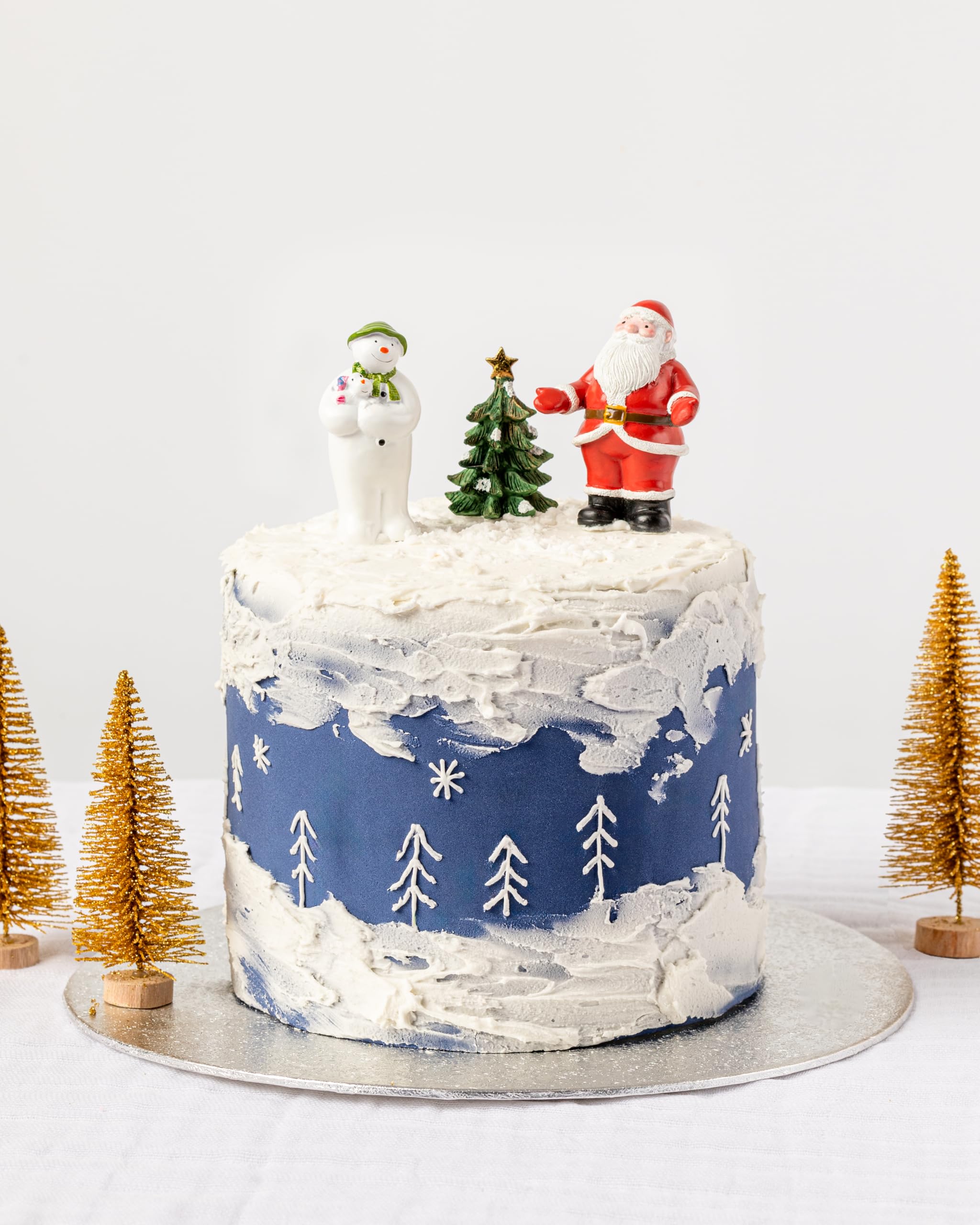 Anniversary House The Snowman and The Snowdog 3-Piece Cake Topper Set - Resin Collectible Figurines 5