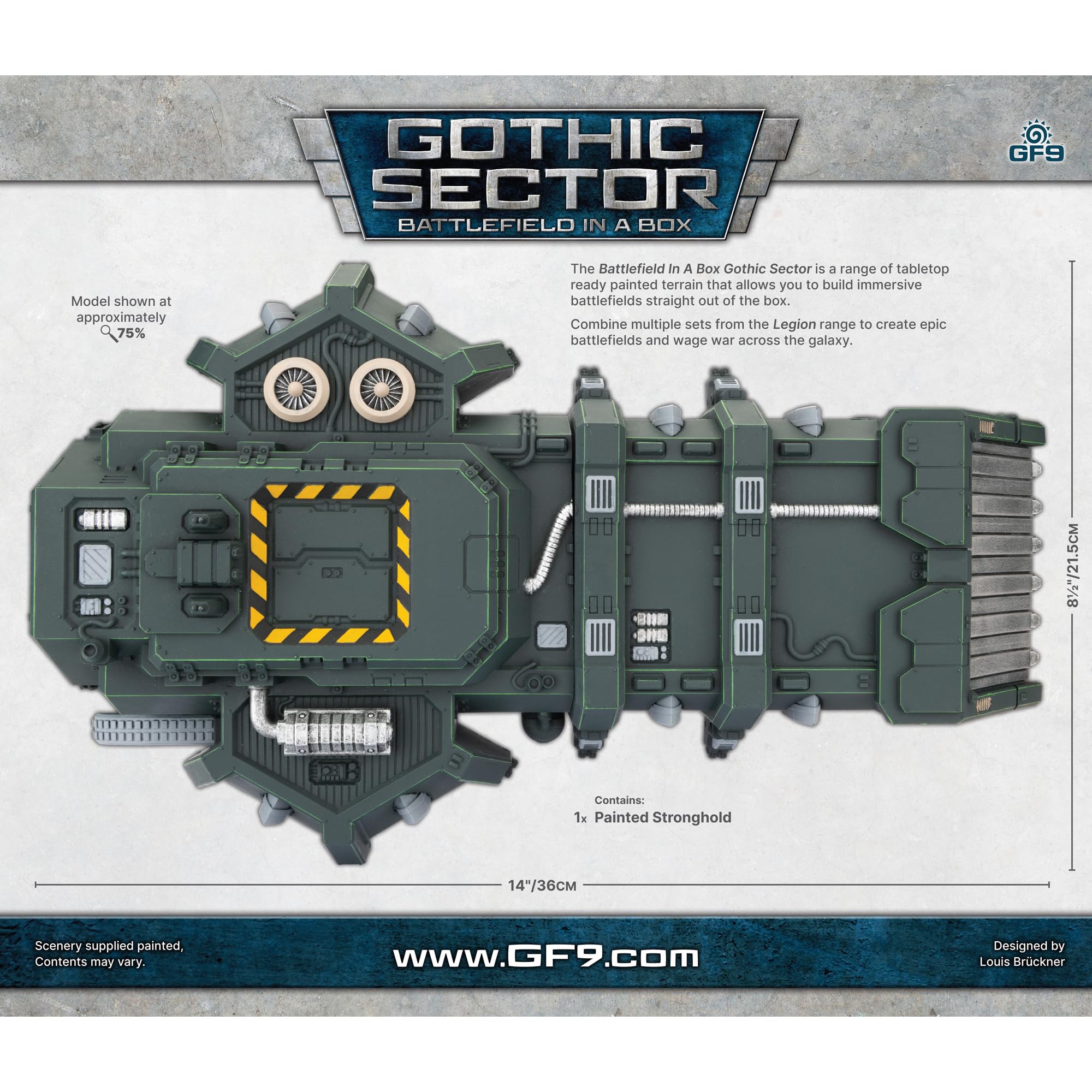 Gale Force Nine Legion Stronghold Painted Terrain for Tabletop Gaming 3