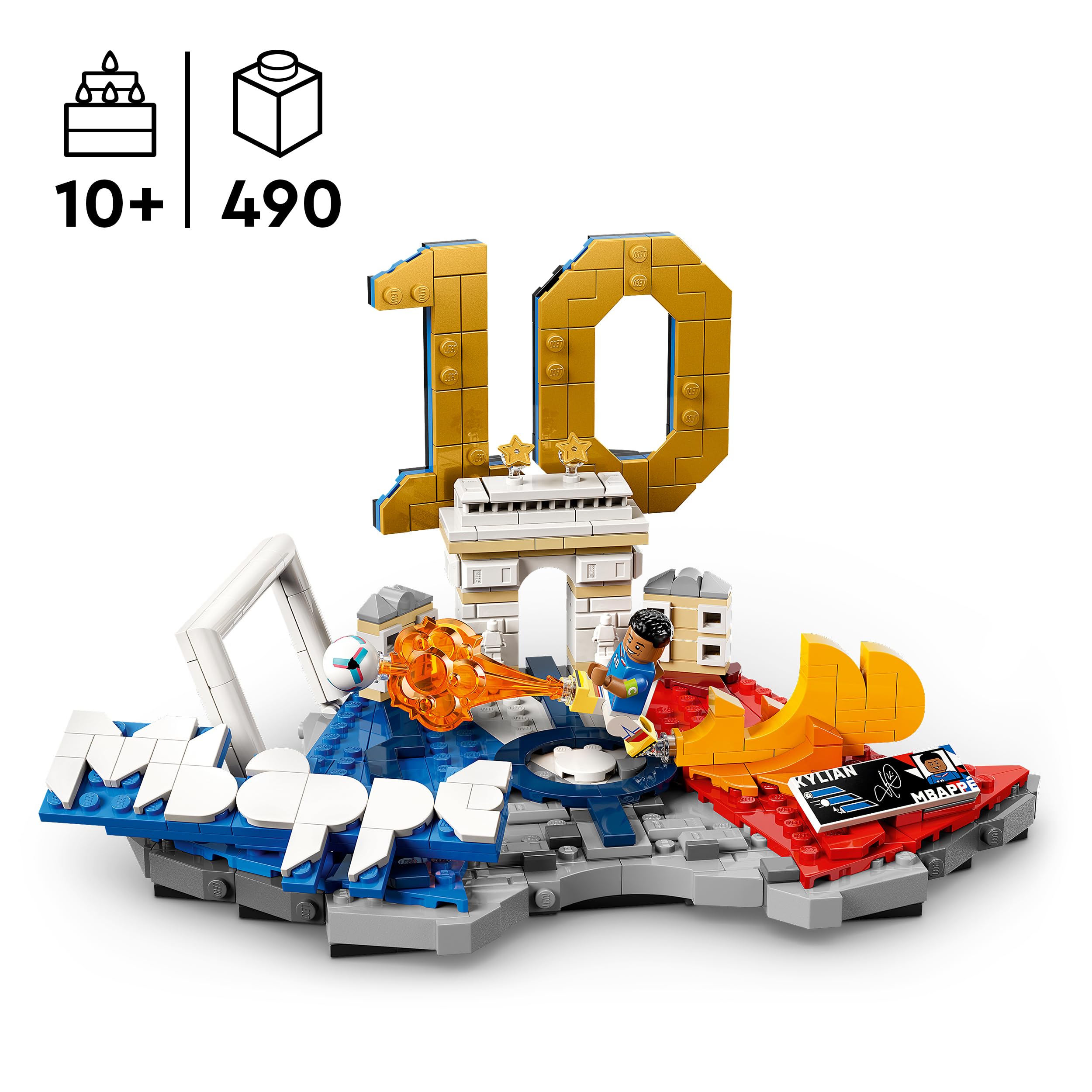 LEGO Editions Kylian Mbappé – Football Highlights Building Set 43013 | Ages 10+ 2
