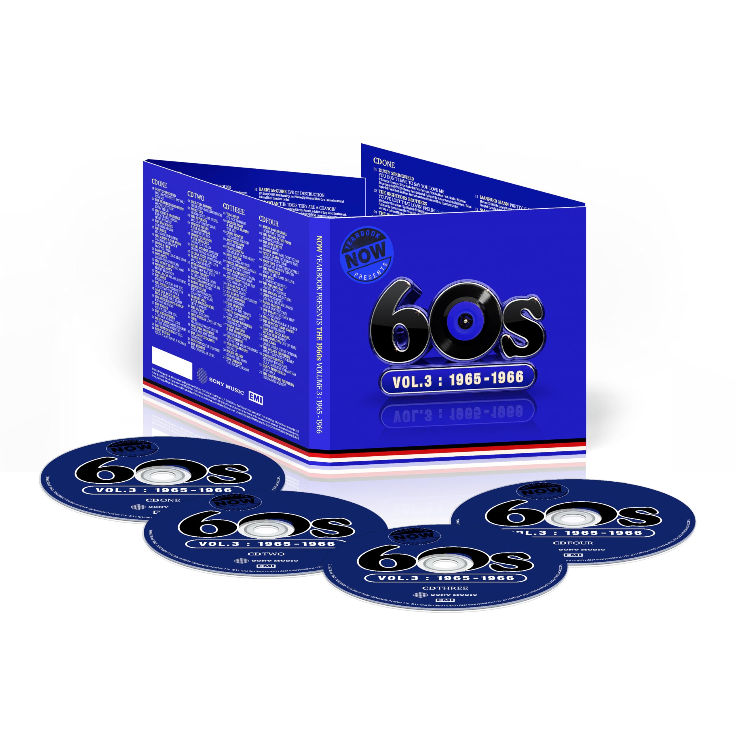 Various Artists - NOW Yearbook Presents - The 60s - Volume Three: 1965-1966 [4CD Box Set]