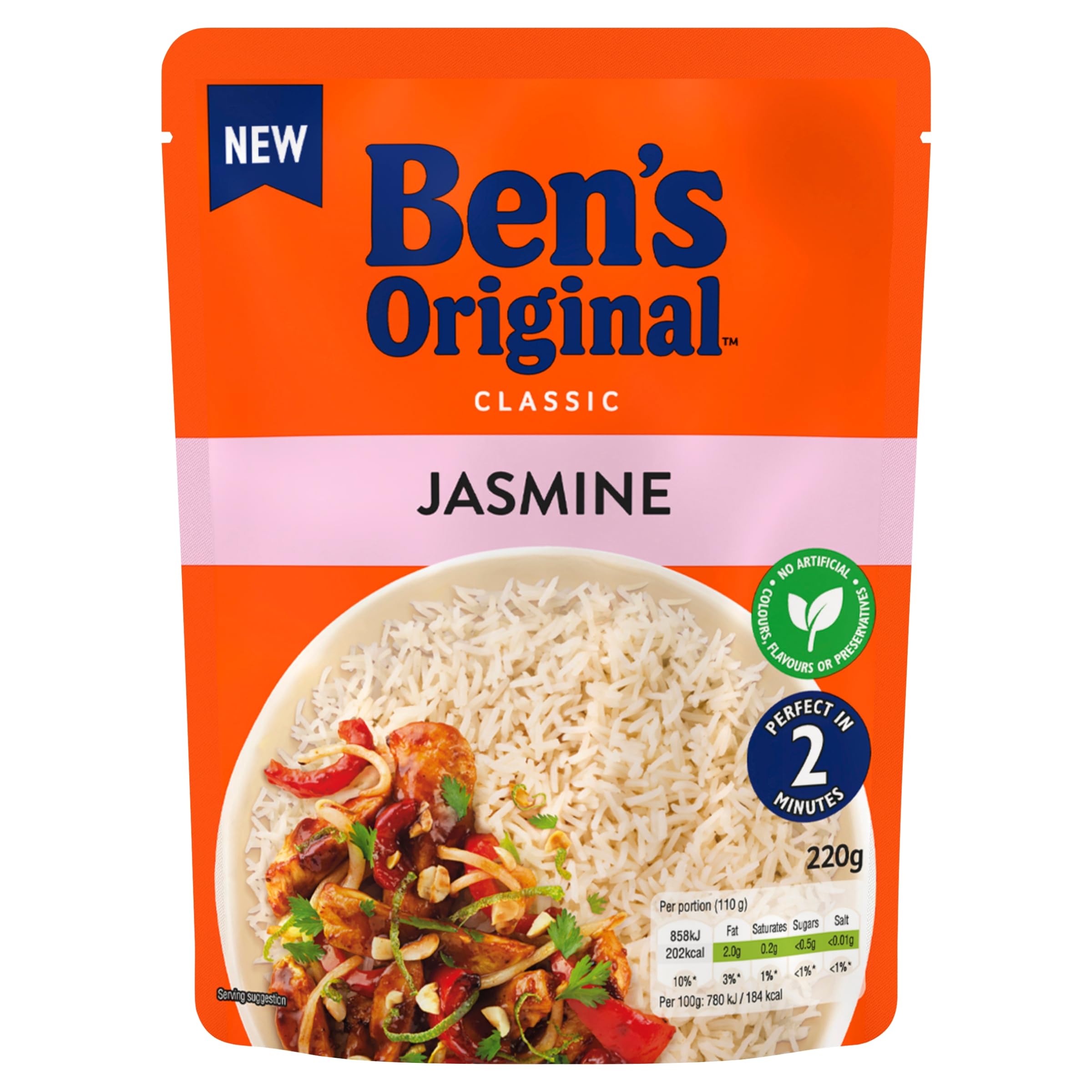 Ben's Original - Jasmine Rice Microwave Rice 220g