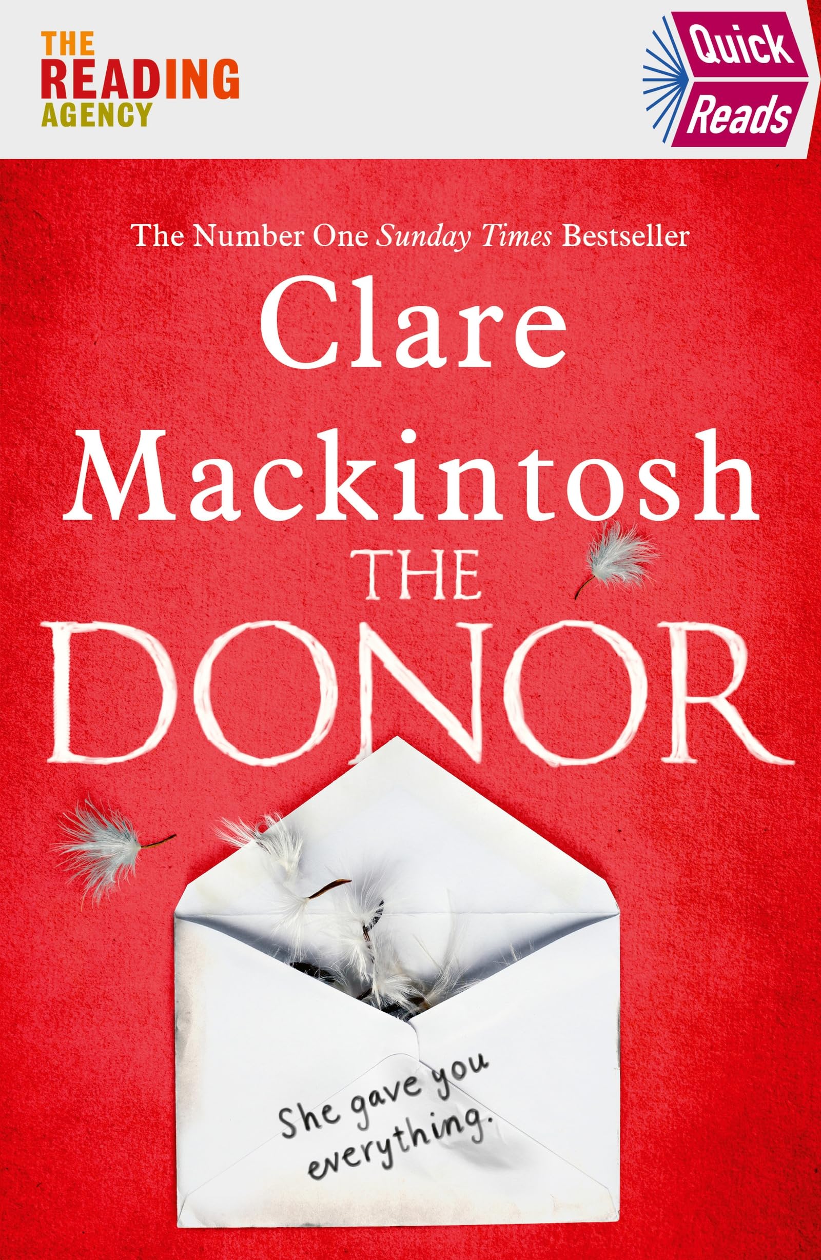 Sphere The Donor: Quick Reads 2020 by Clare Mackintosh | Contemporary Fiction Paperback
