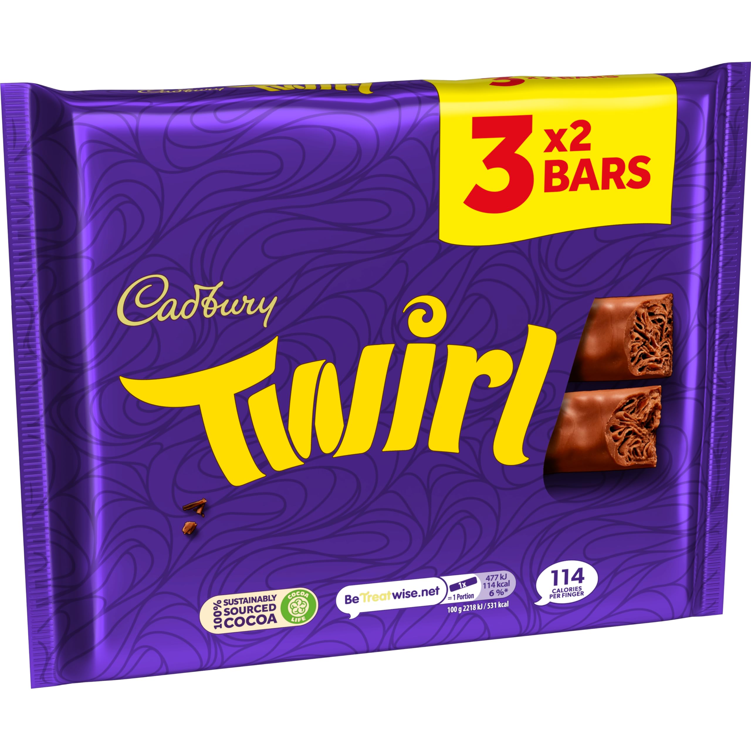 Cadbury - Dairy Milk Twirl Chocolate Bar Multipack (3 x 129g) 5
