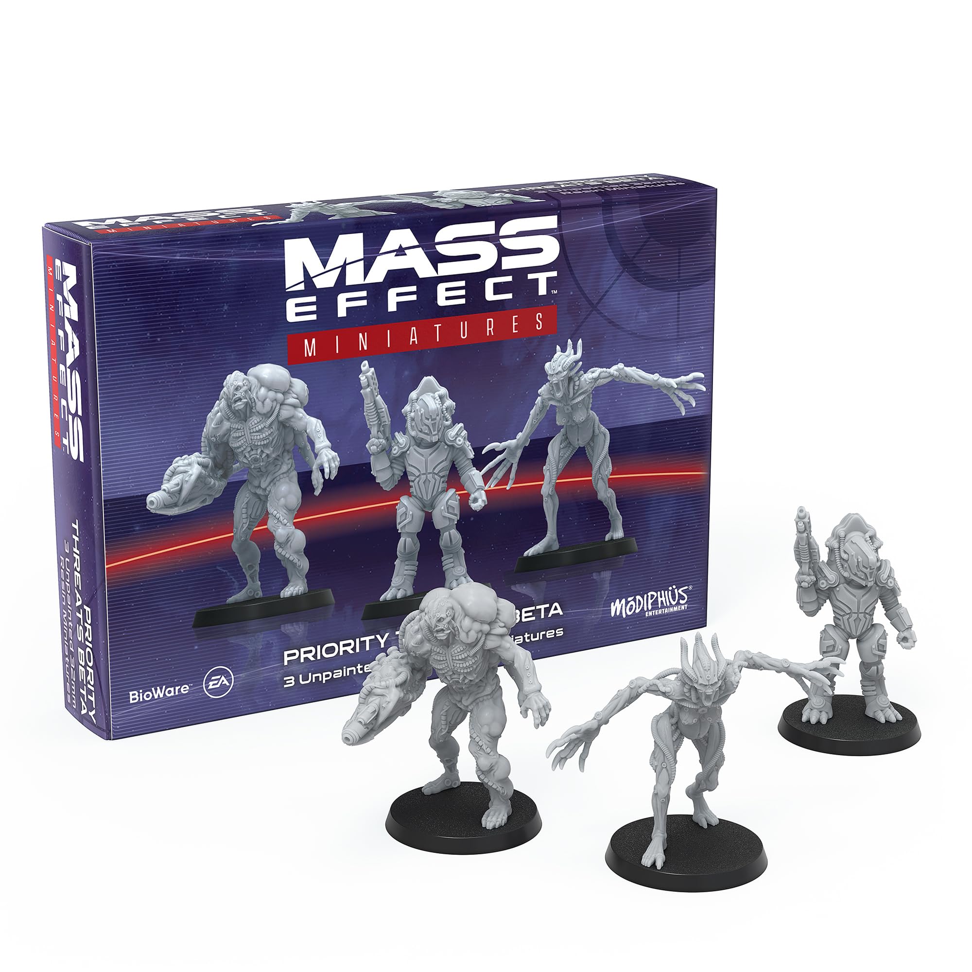 Modiphius Mass Effect Priority Threats Beta Resin Collectors Miniature Set - Upgrade 1