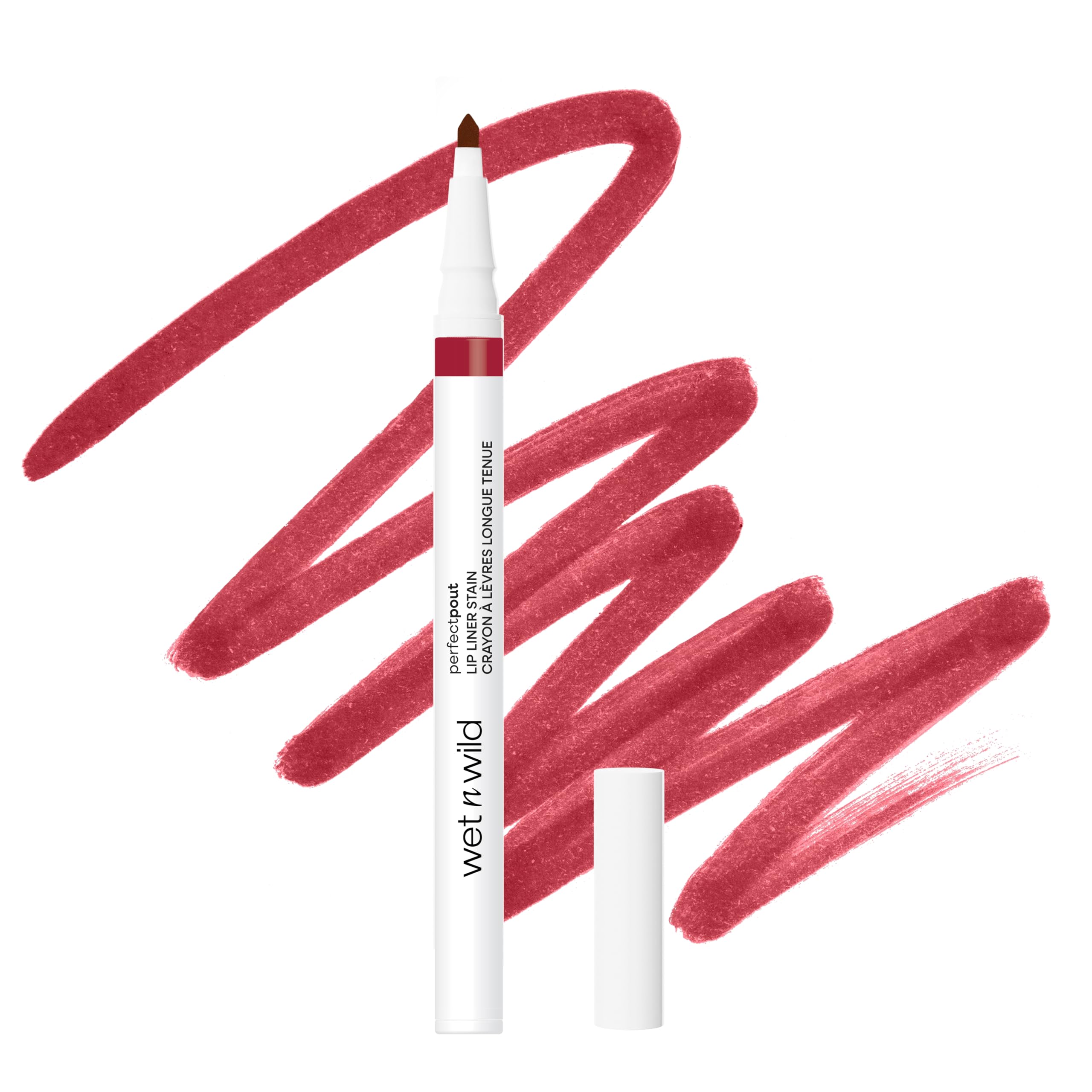 Wet n Wild Perfect Pout Lip Liner Stain - Transfer-Proof Liquid Tint | Cherry Crimes | 0.5 ml 1