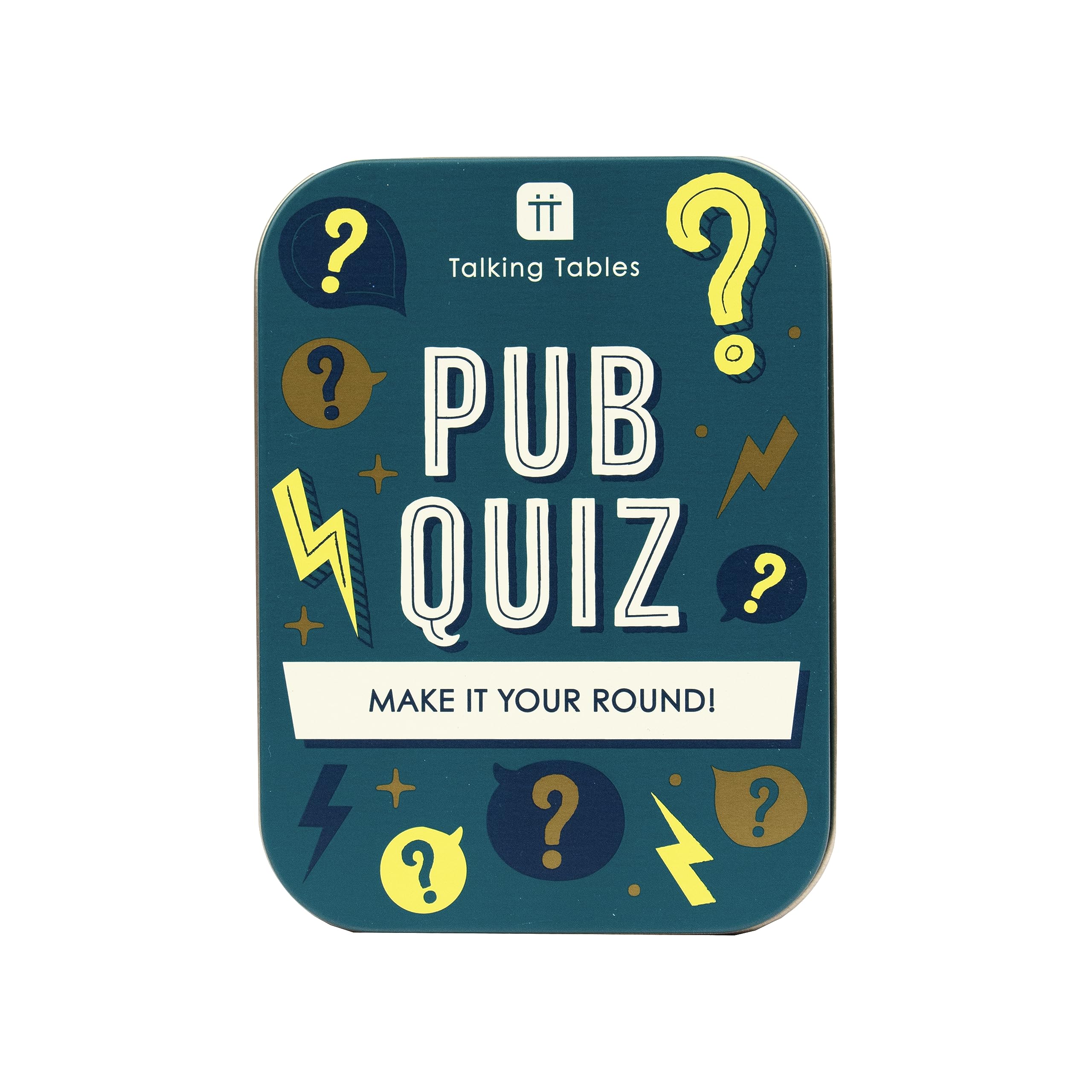 Talking Tables Pub Quiz Travel Game, Pocket Size General Knowledge Trivia for Adults & Teens 1