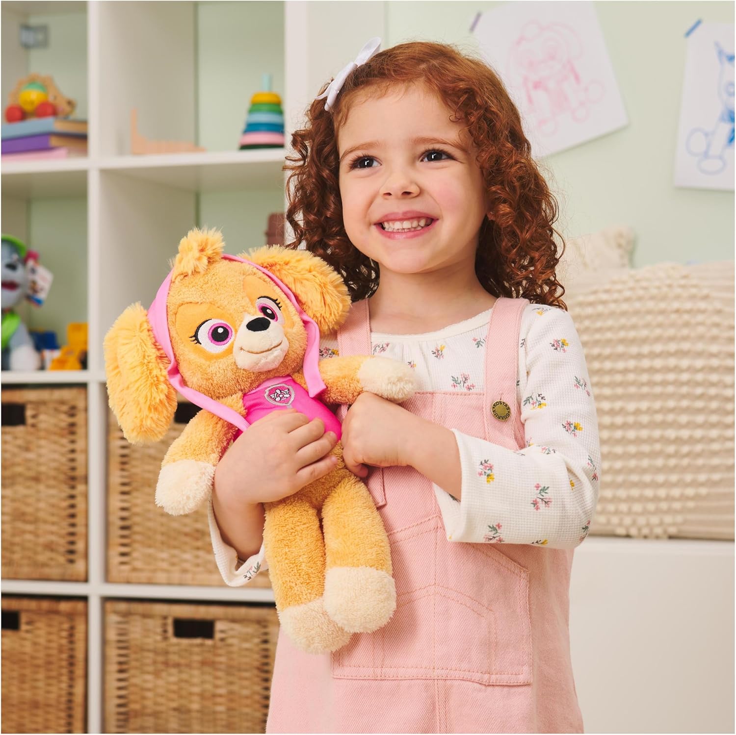 GUND PAW Patrol Skye Take-Along Buddy Plush Toy - 33cm Floppy Body for Toddlers