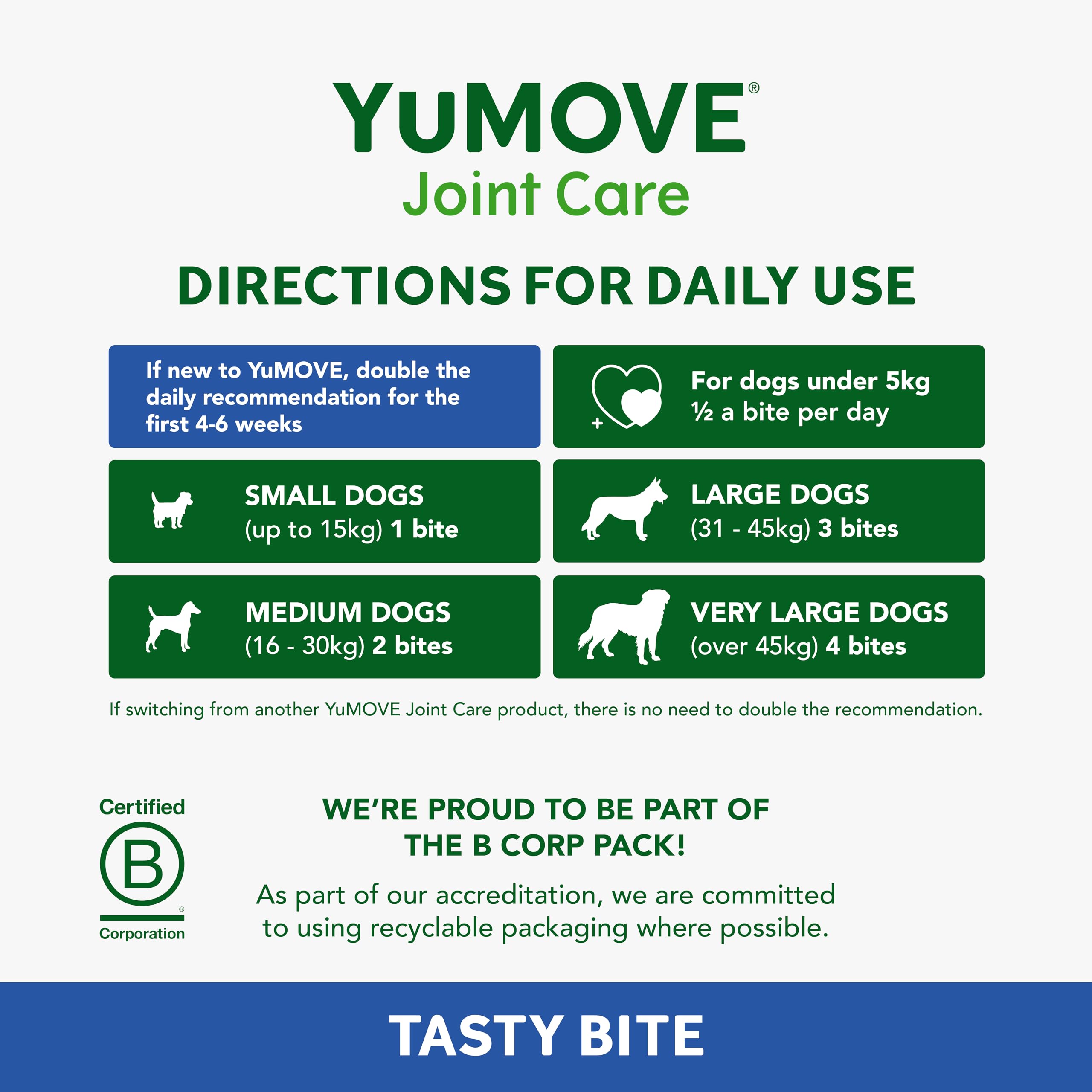 YuMOVE Senior Dog Joint Supplement - Daily Bites for Joint Care, 150 Chews 6