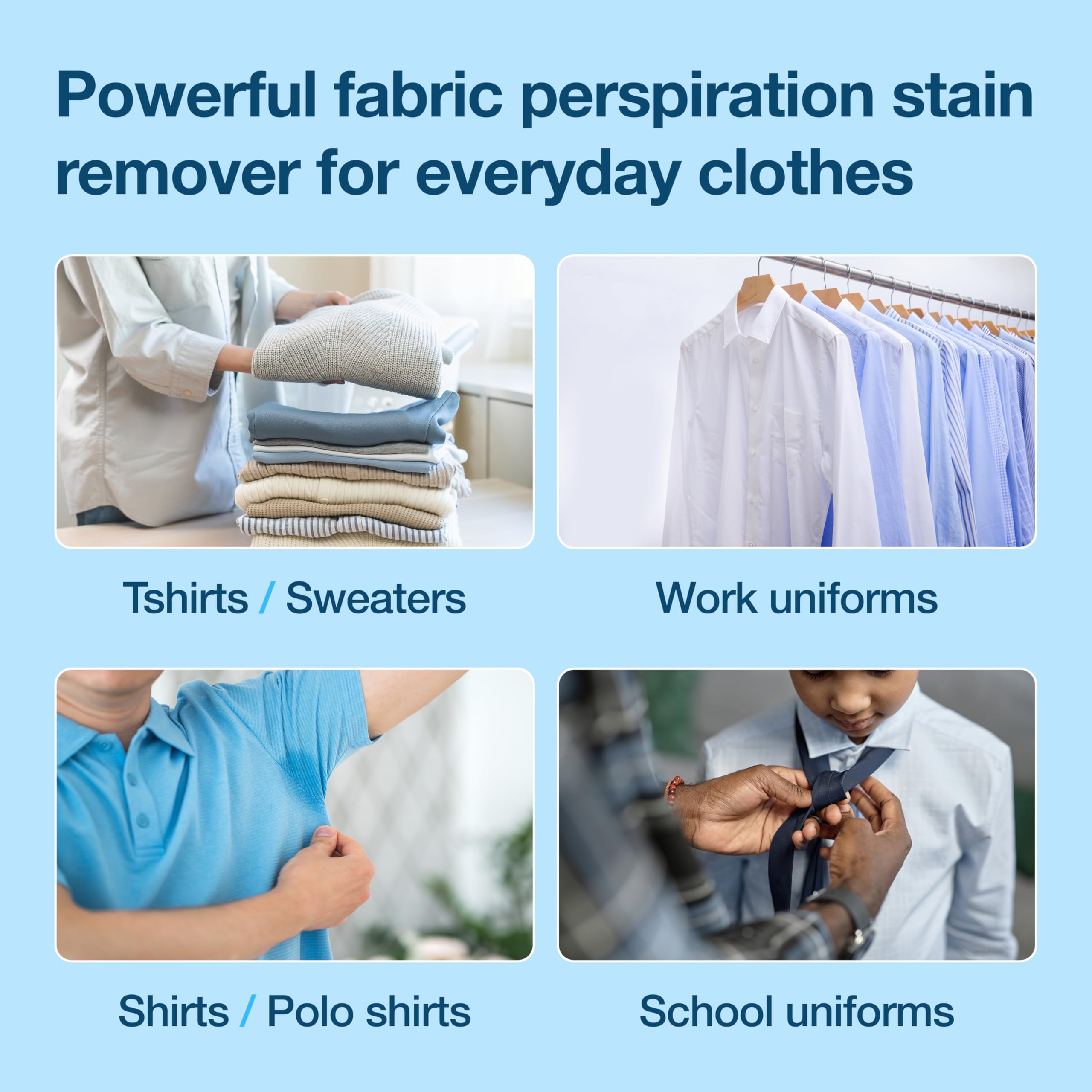HG Perspiration Stain Remover - Removes Sweat & Deodorant Marks | Liquid 250ml 5