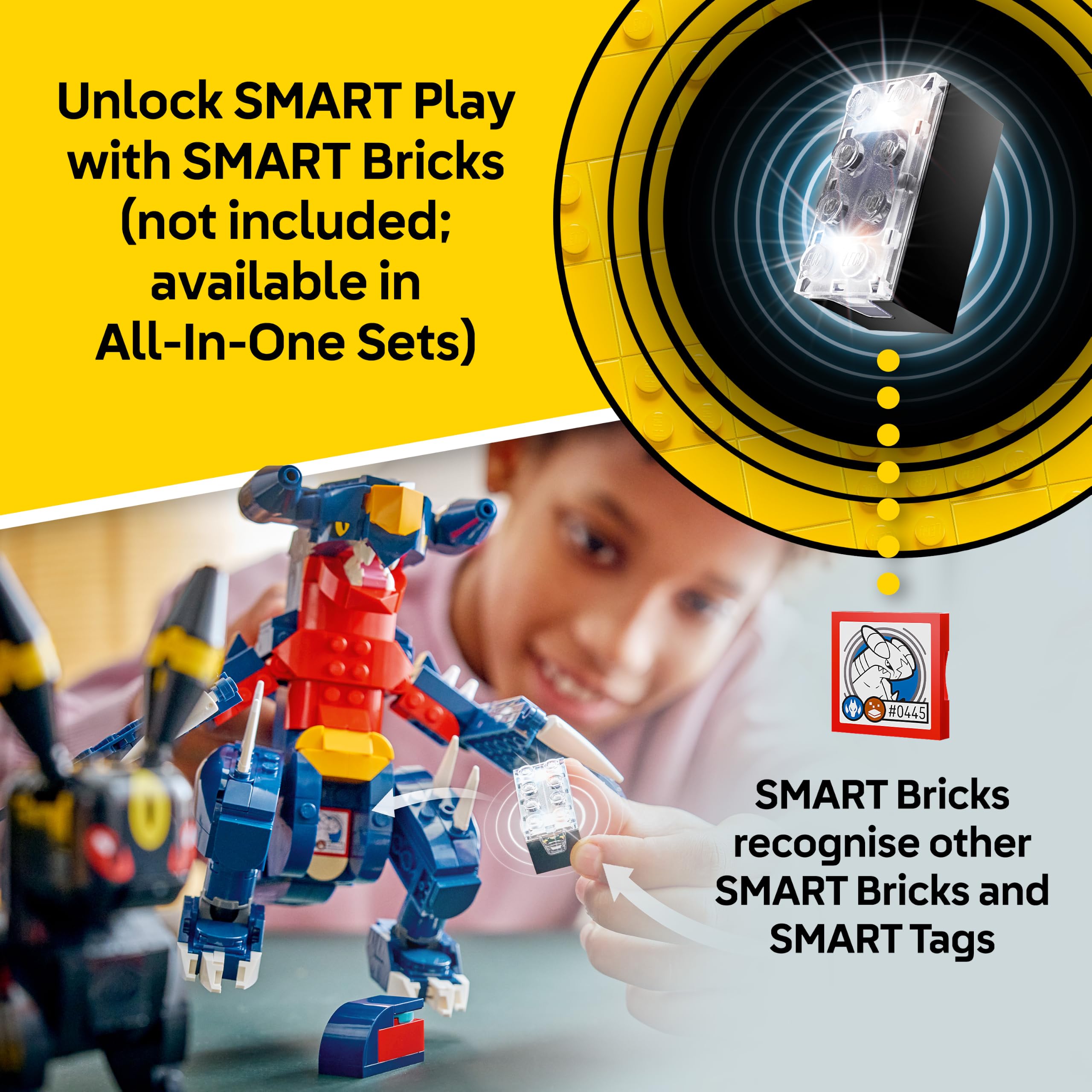 LEGO SMART Play Umbreon vs. Garchomp Championship Battle Building Set (72165) | Ages 10+ 5