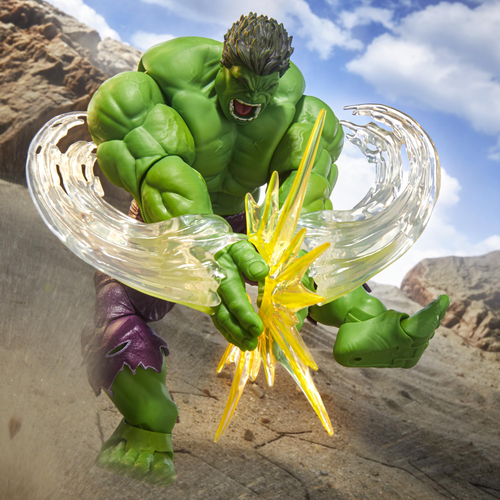 Marvel Hulk Action Figure - 8.5 Inch Scale | 30 Points of Articulation | 11 Accessories 6