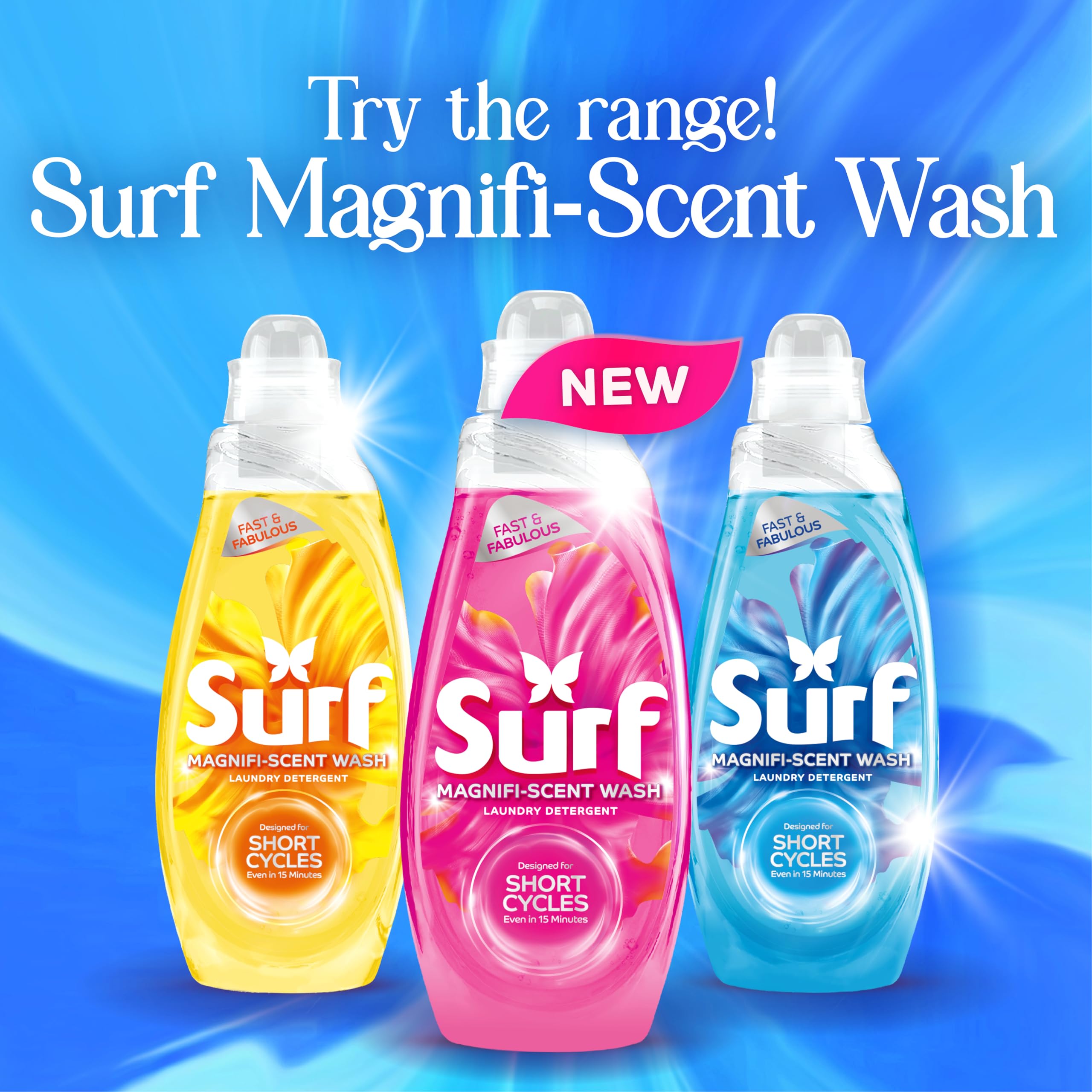 Surf Magnifi-Scent Wash Aqua Bliss Laundry Liquid Detergent | 1.08L | For 15-Minute Short Cycles 6