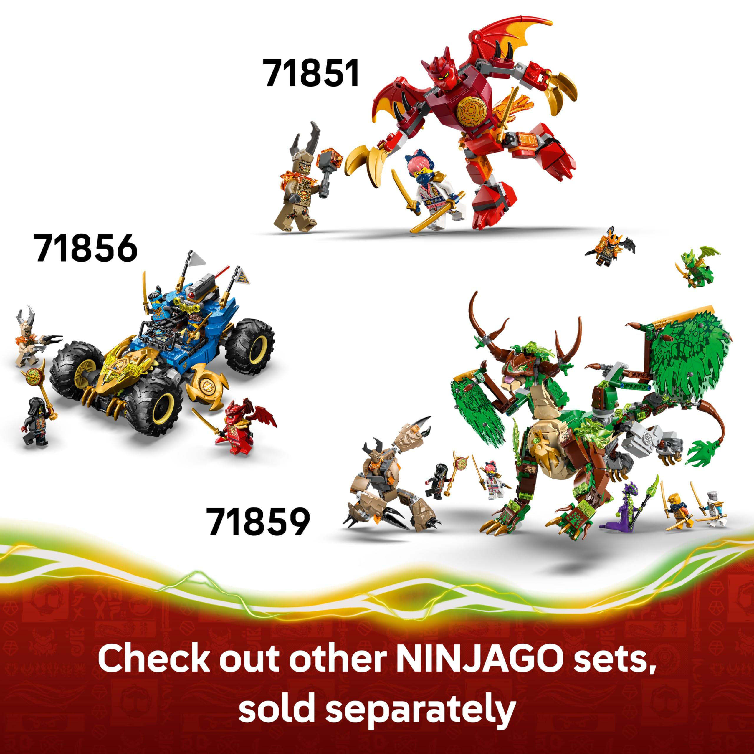 LEGO NINJAGO Ninja Vehicle Tree House Battle Building Set | Ages 7+ | Model 71857 7