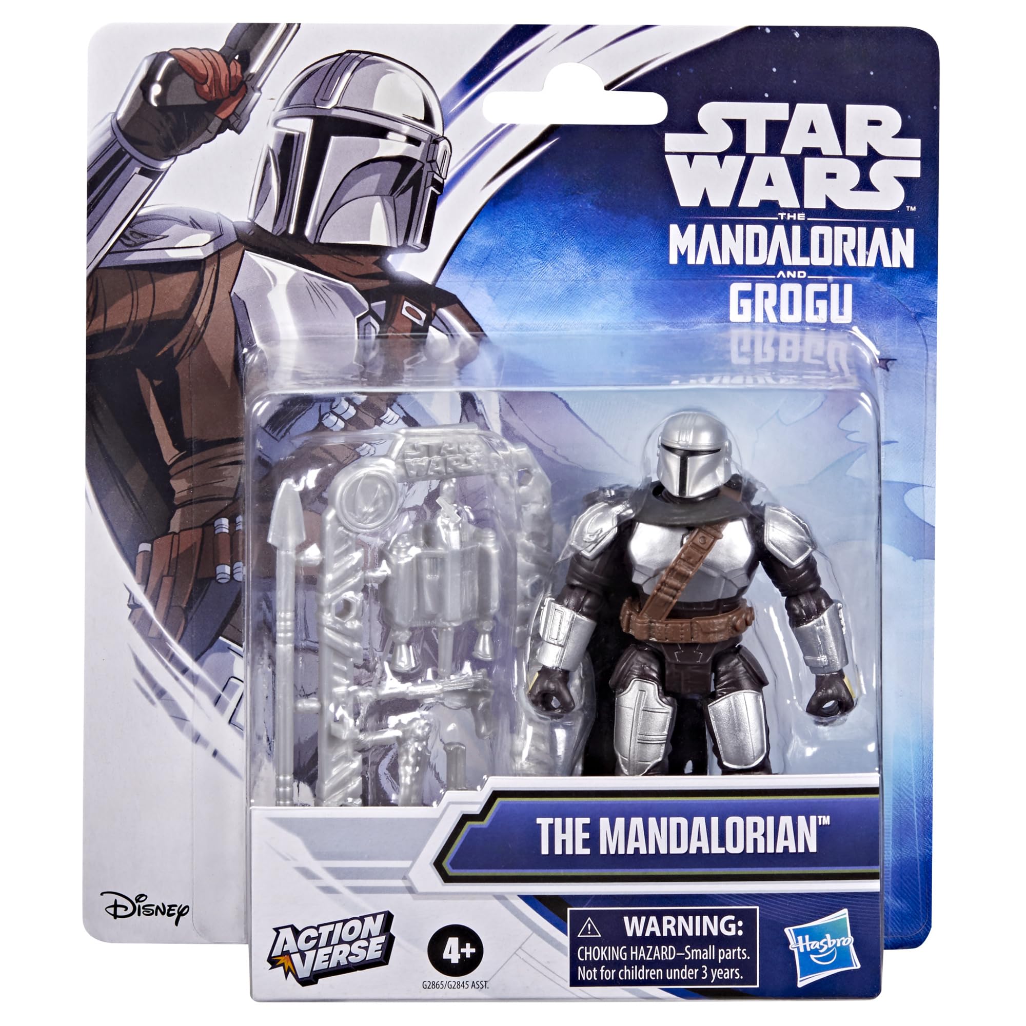 Star Wars ActionVerse The Mandalorian 11-cm Action Figure with 6 Accessories | Ages 4+ 2