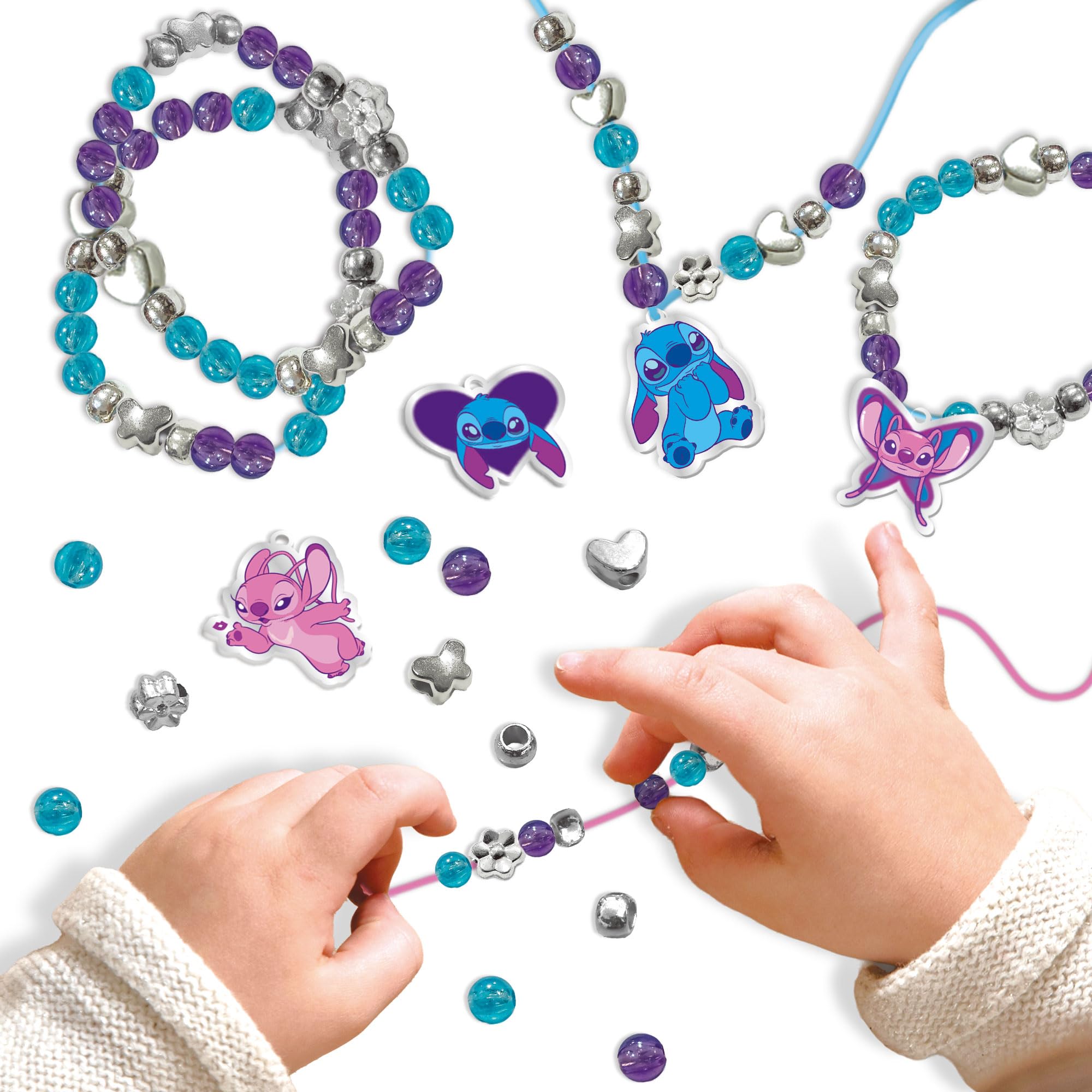 Lisciani DISNEY STITCH Friendship Jewellery Creation Kit - Craft Kit for Ages 7+ 11
