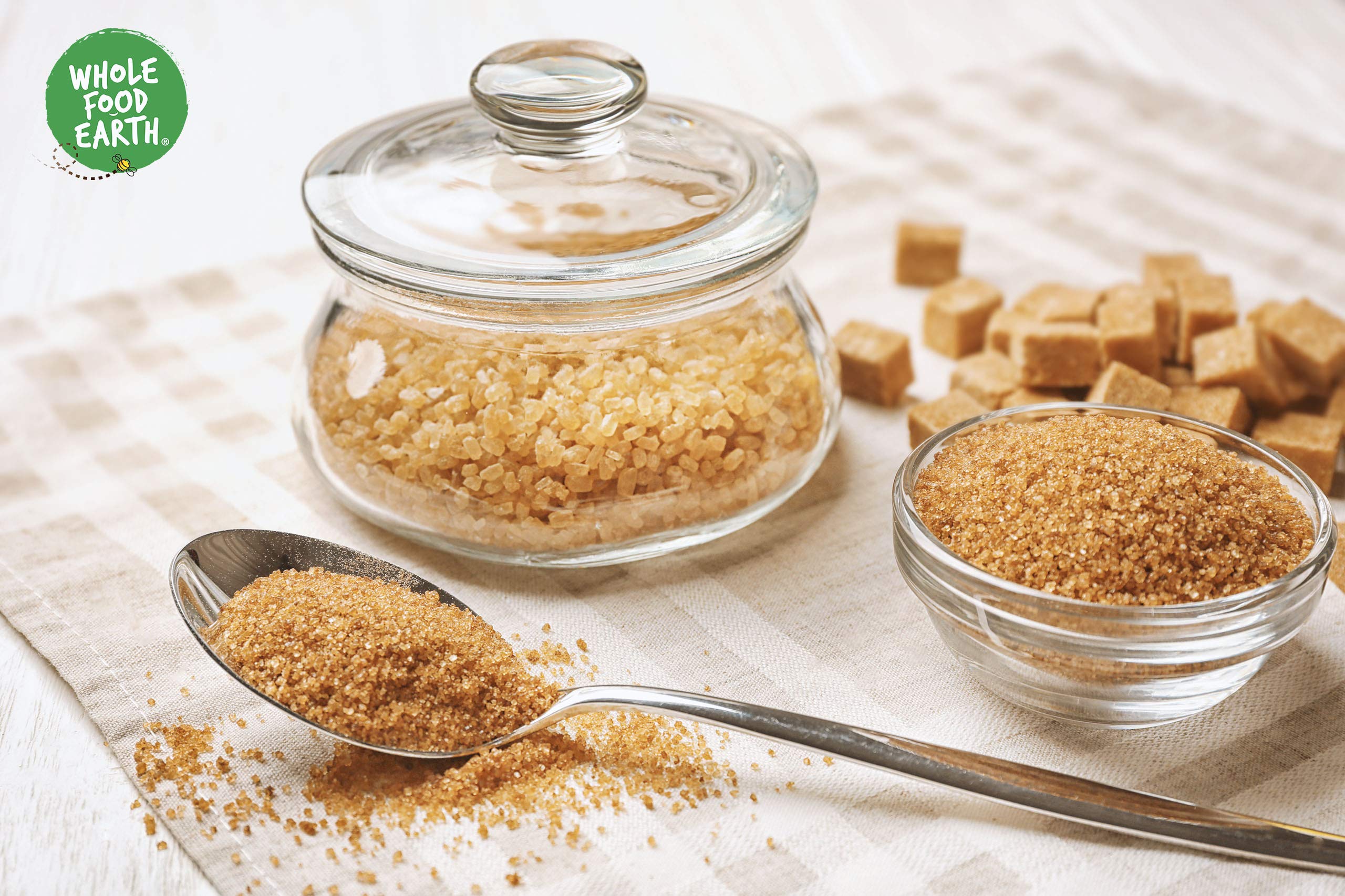 Wholefood Earth Organic Golden Cane Sugar 500g | Unrefined | Raw | Vegan 4